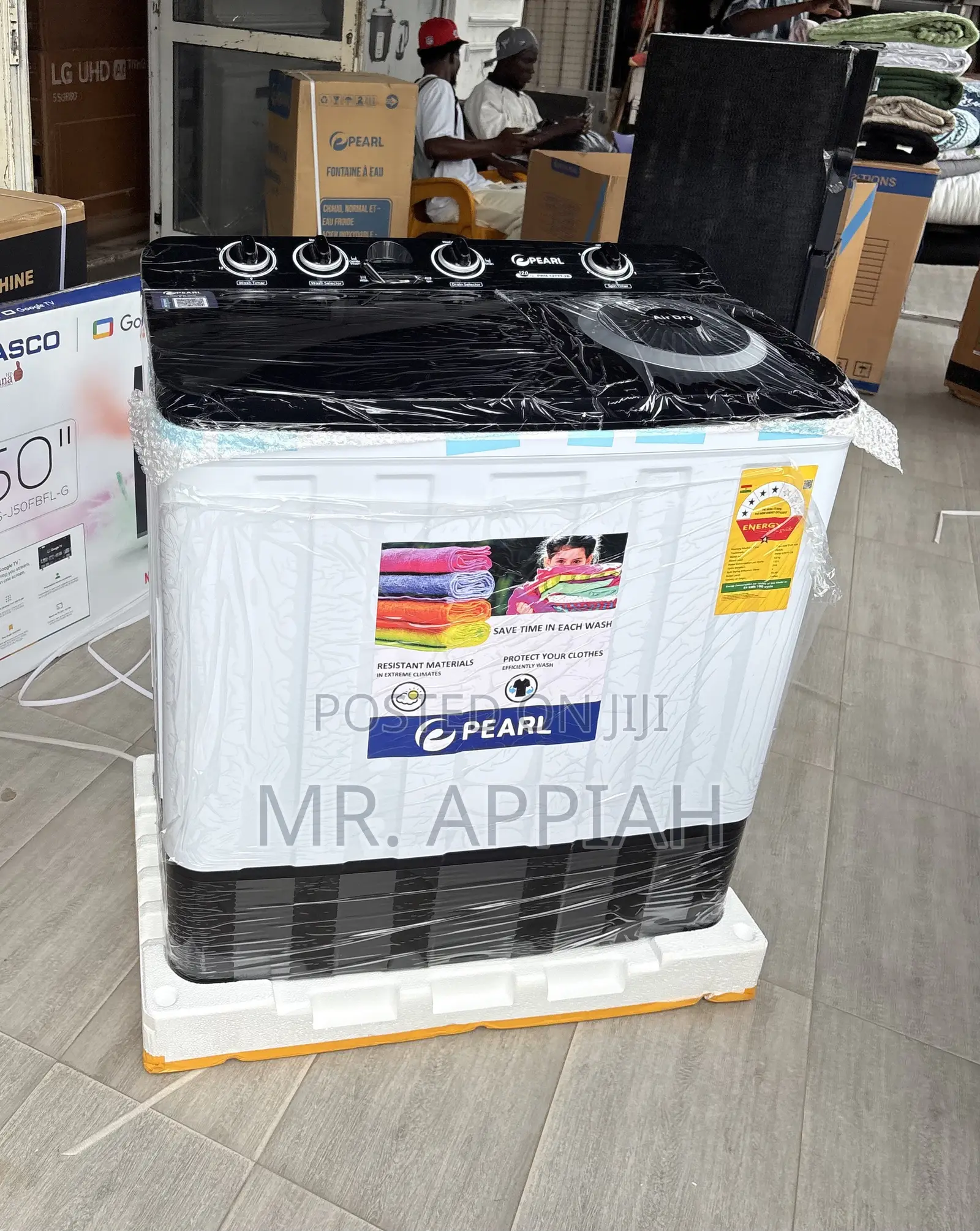 Super Classic Pearl 15kg Spin Dry Electric Washing Machine(Semi-Auto)