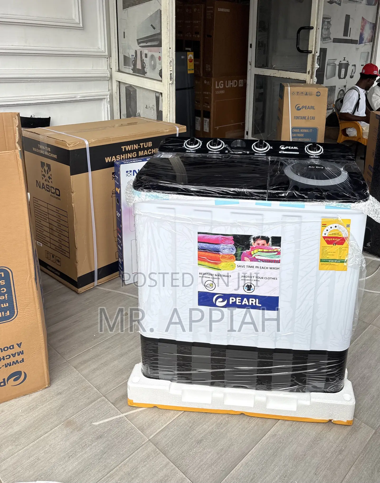 Super Classic Pearl 15kg Spin Dry Electric Washing Machine(Semi-Auto)
