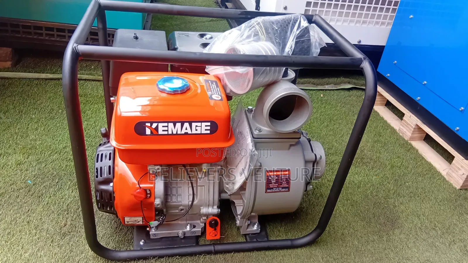 Kemage 4-Inch 15HP Gasoline Pump – Powerful Water Flow for Every Job