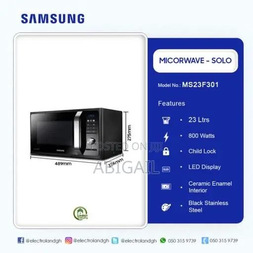 Samsung 23l Solo Microwave