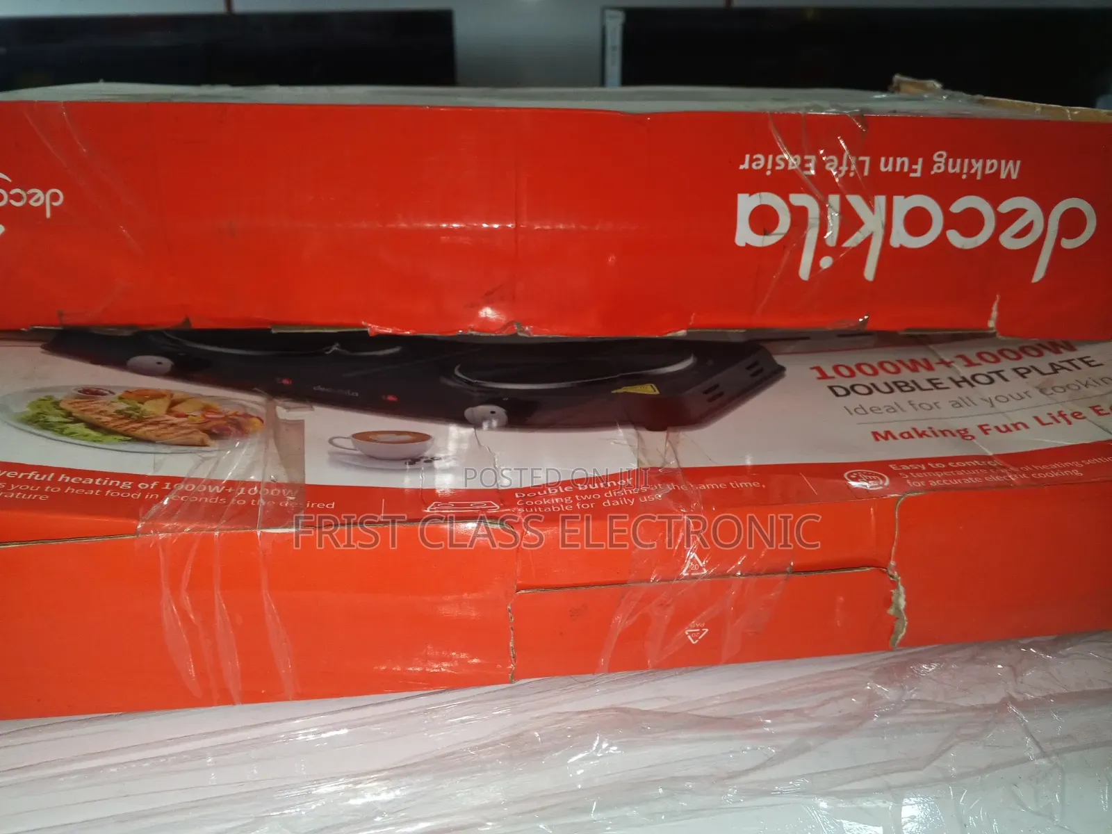 Decakila Hot Plate -Ideal for All Your Cooking Needs