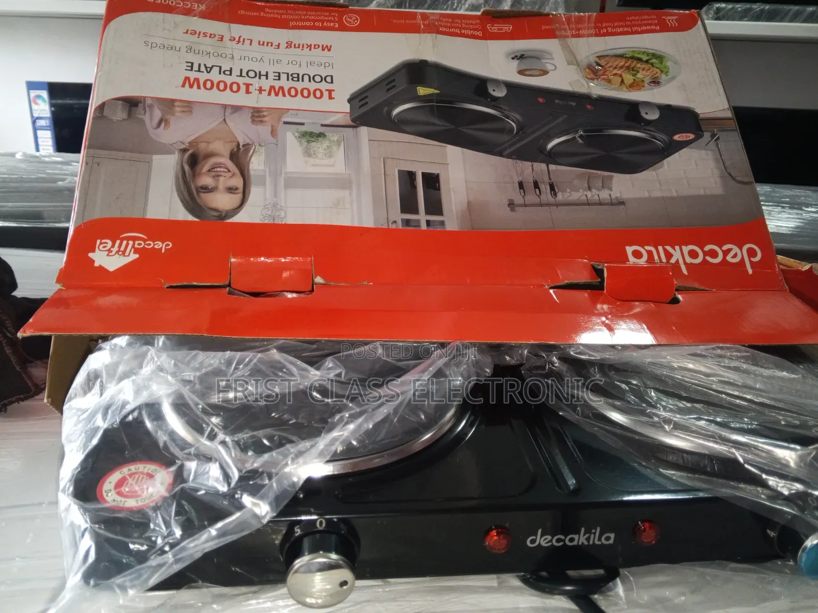 Decakila Hot Plate -Ideal for All Your Cooking Needs