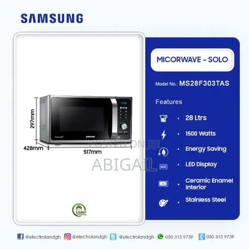 Samsung 28l Solo Microwave
