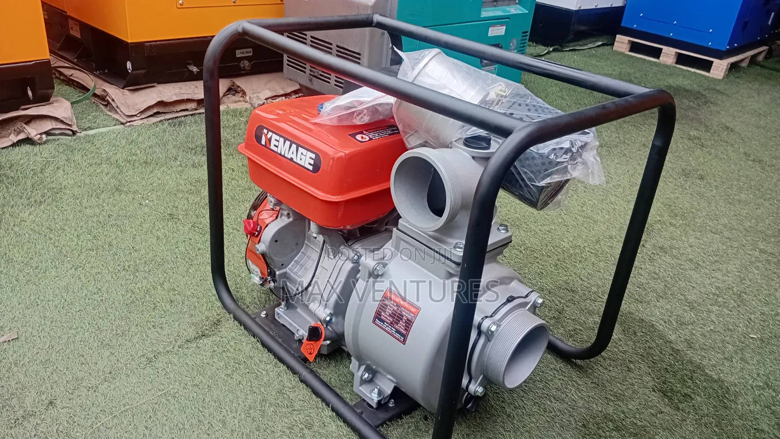 KEMAGE 4-Inch Petrol Water Pump – Heavy Duty