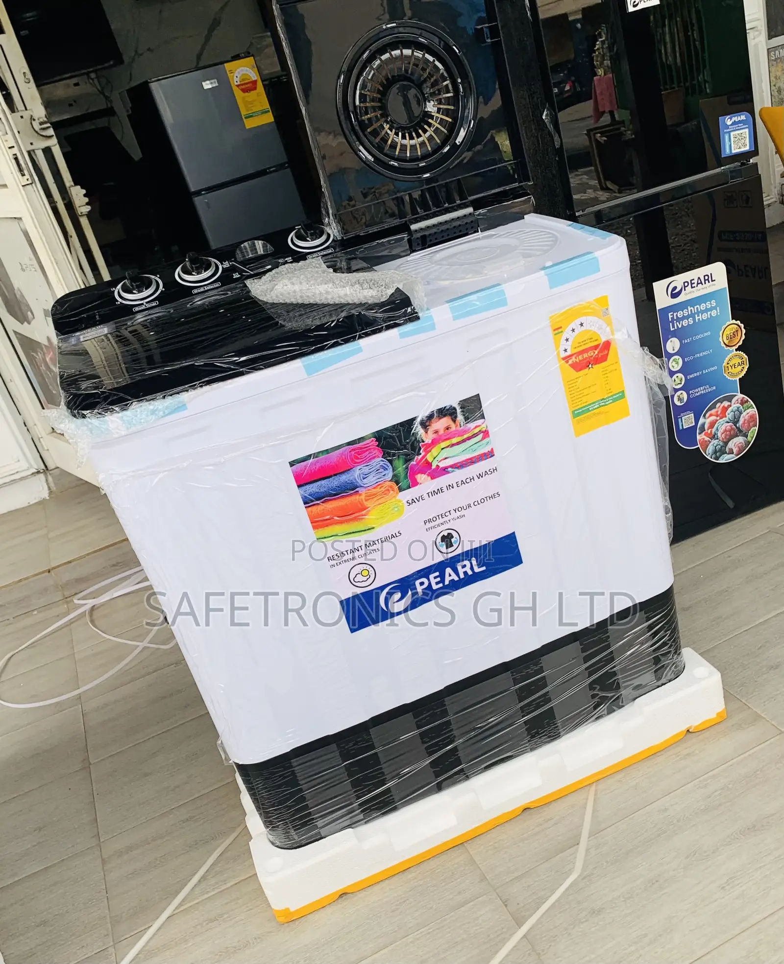Essential Modern Semiautomatic Pearl 7kg Twintub TopLoad WM