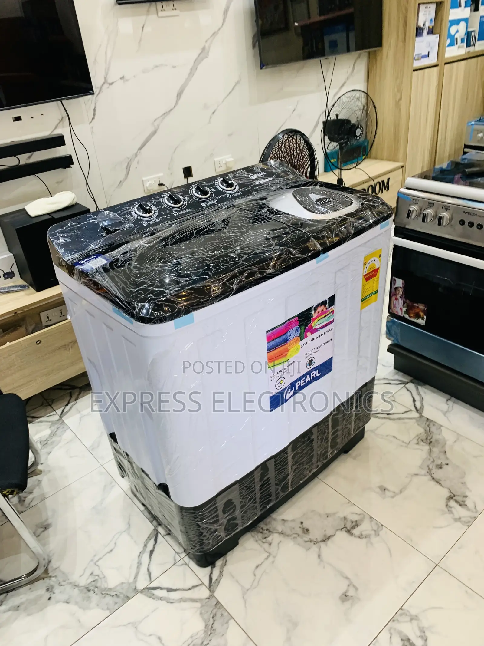 Hot  Deals Pearl 15kg Twin Tub / Topload Semi-Auto Washing Machine