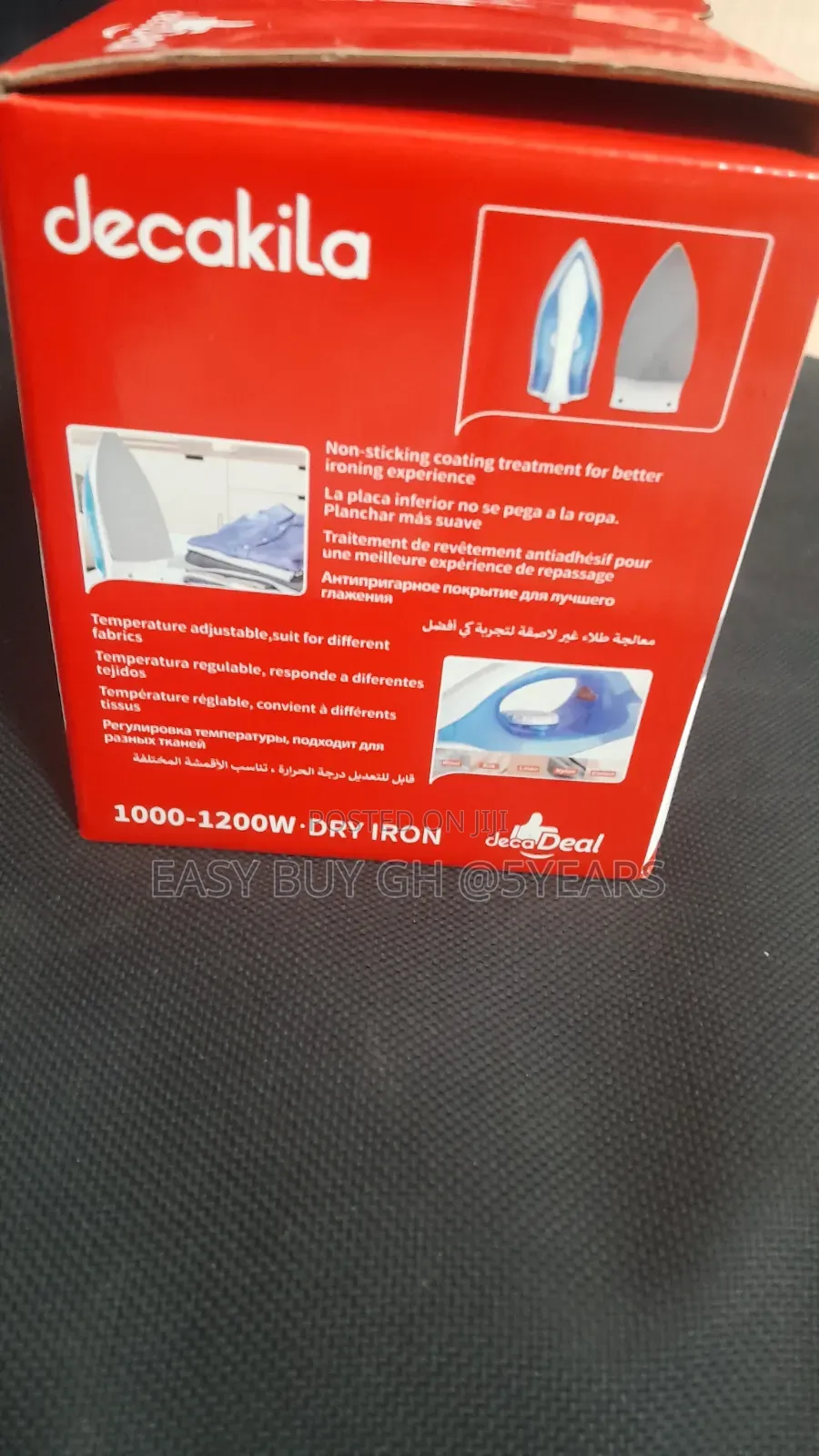Quality Decakila 1200W Dry Iron
