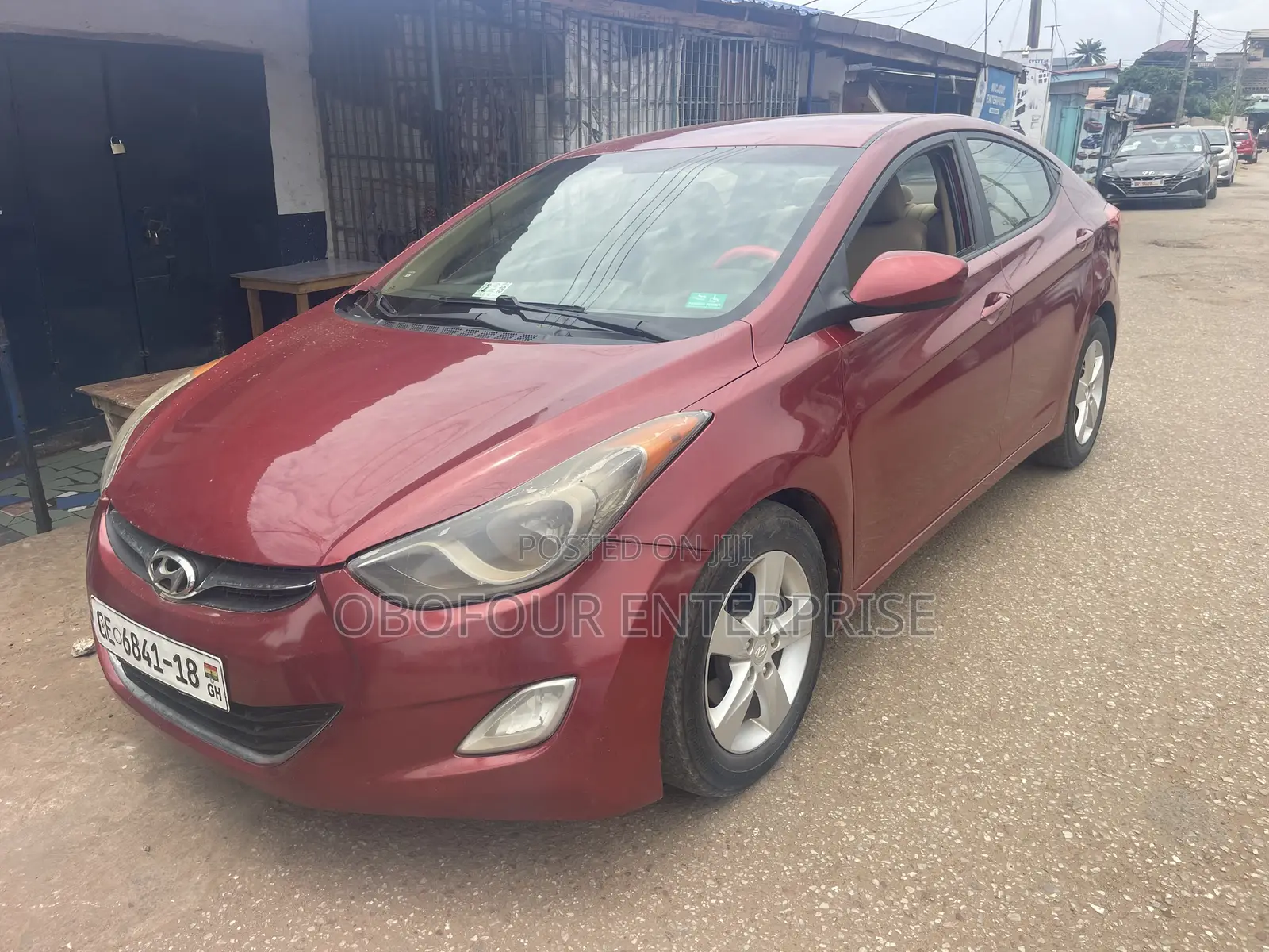 Hyundai Elantra GLS Sedan FWD (1.8L 4cyl 6A) 2013 Red