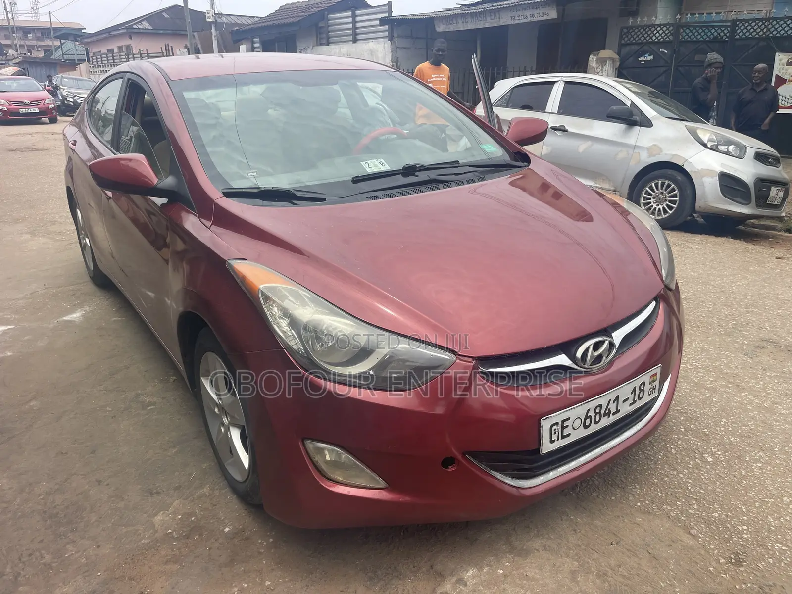 Hyundai Elantra GLS Sedan FWD (1.8L 4cyl 6A) 2013 Red