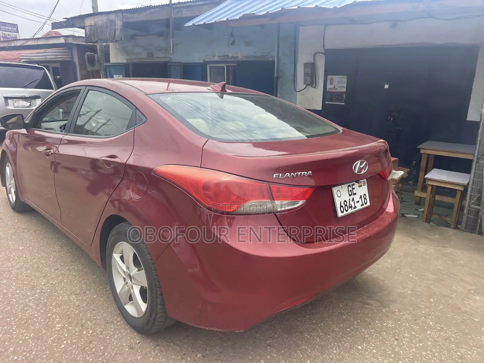 Hyundai Elantra GLS Sedan FWD (1.8L 4cyl 6A) 2013 Red