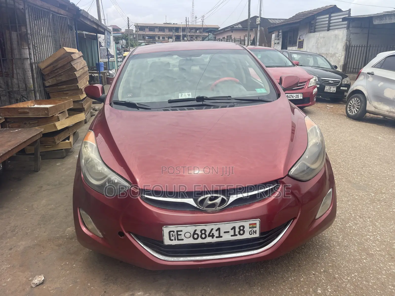 Hyundai Elantra GLS Sedan FWD (1.8L 4cyl 6A) 2013 Red