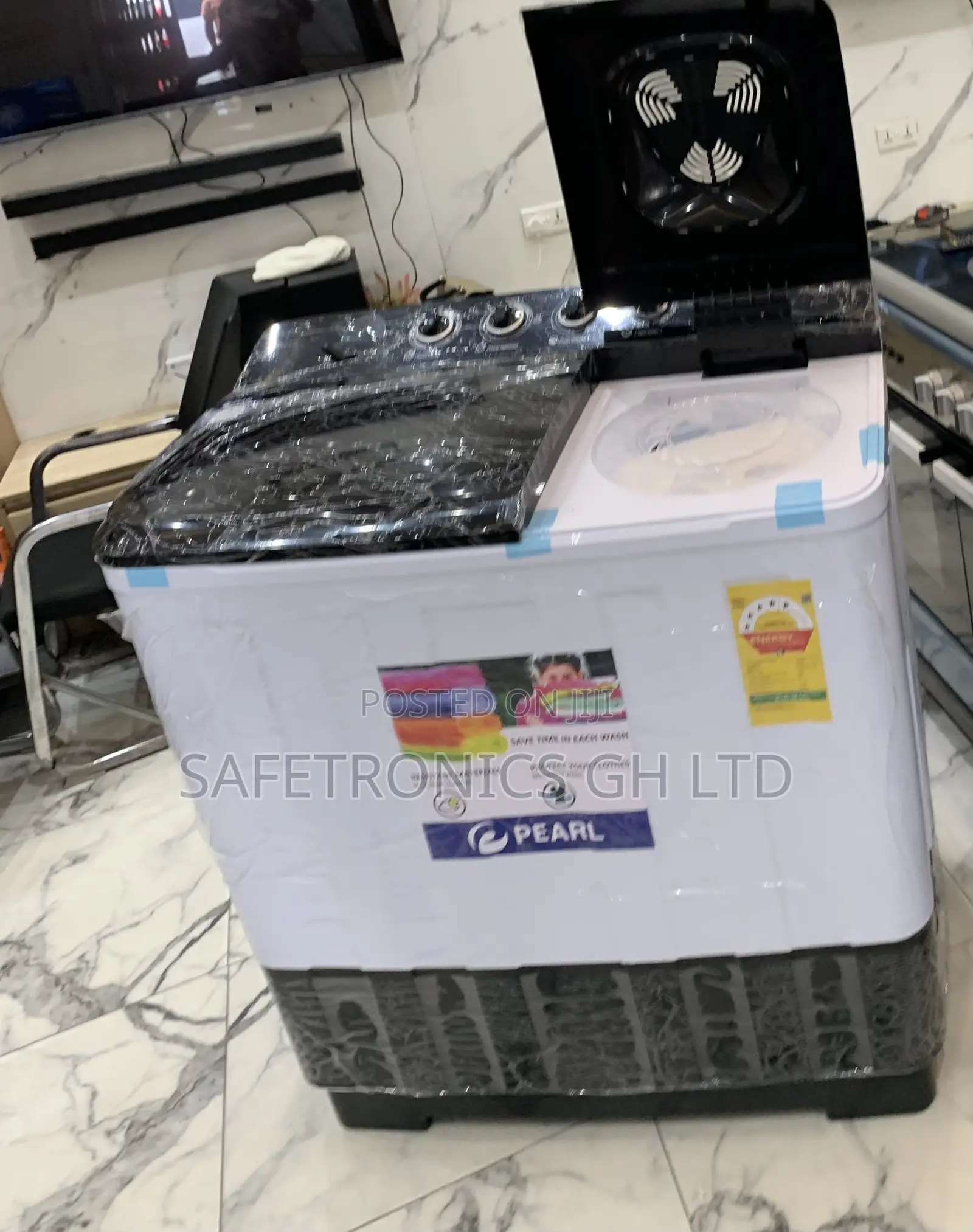 Energy Efficiency Fast 15kg Pearl TopLoad Twintub Semiautomatic Washer