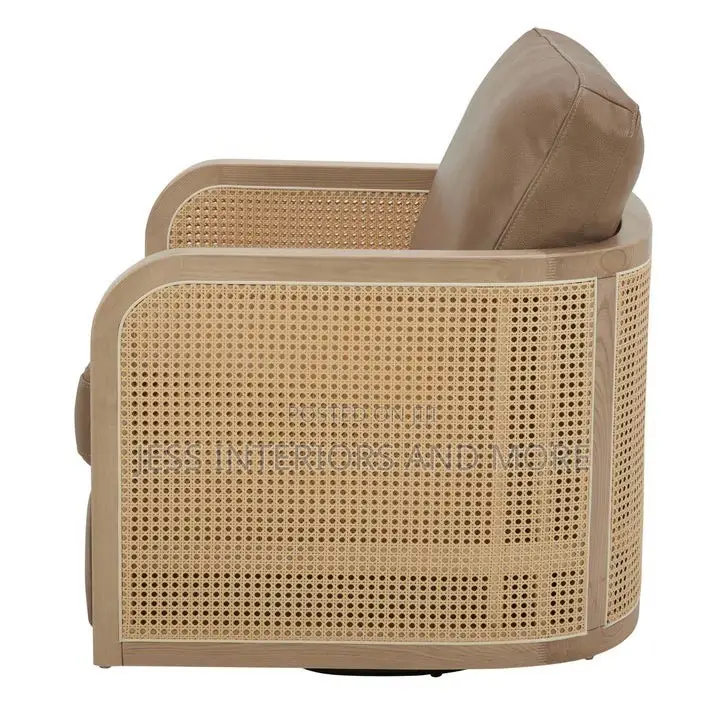 Swivel Leather Chair (Aiden Ivy Harley )