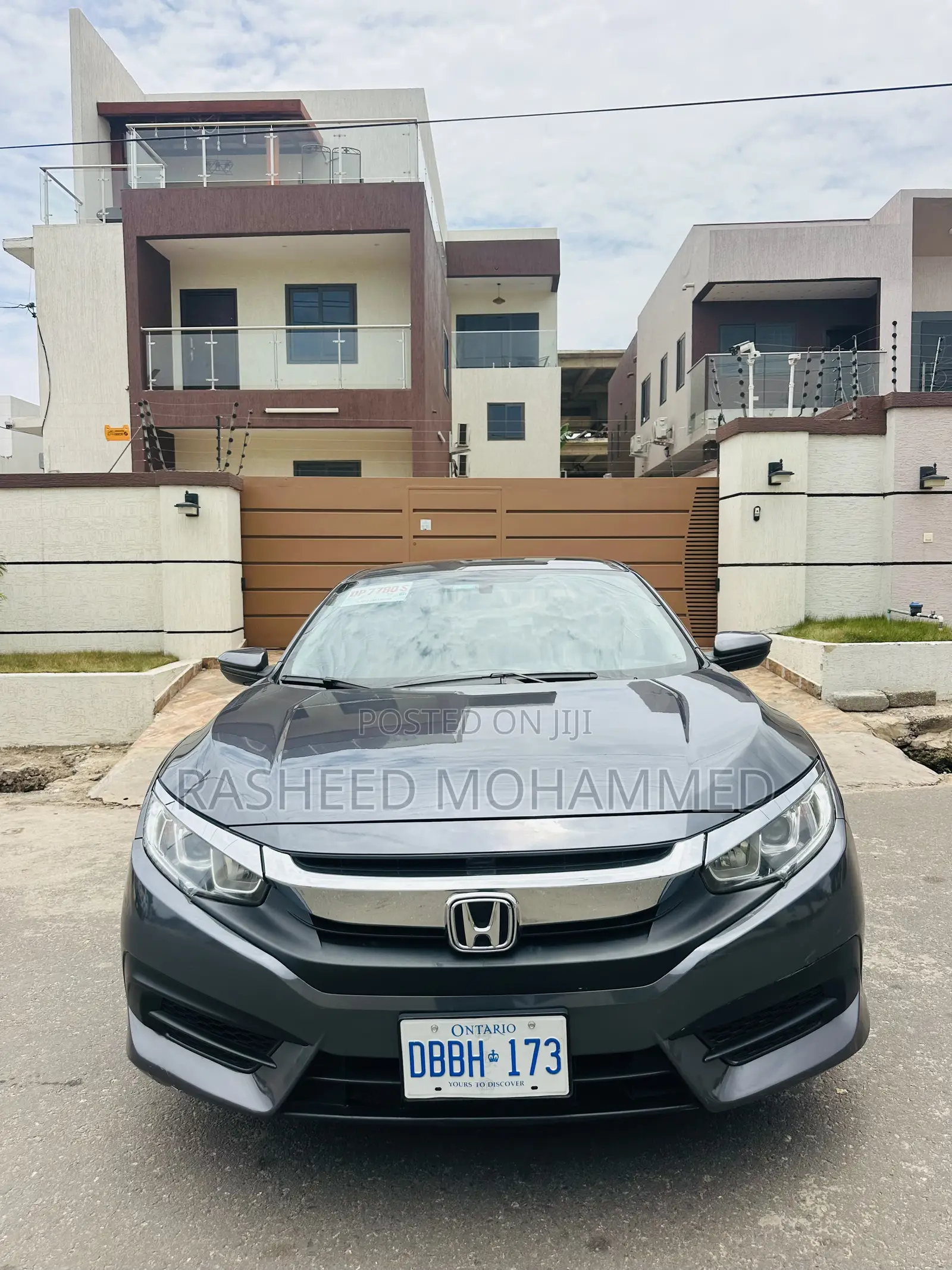 Honda Civic EX 4dr Sedan (1.5L 4cyl) 2016 Gray