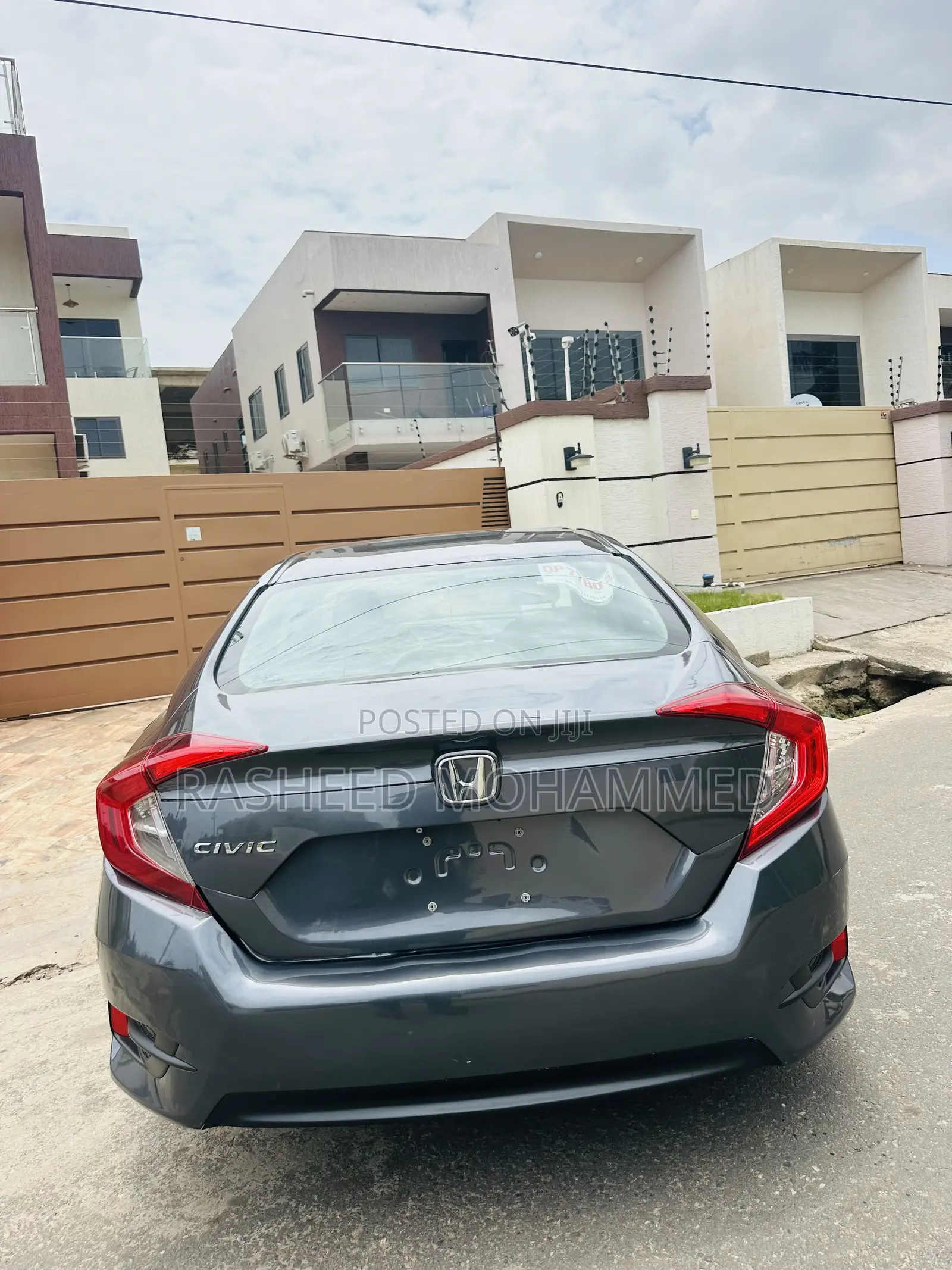 Honda Civic EX 4dr Sedan (1.5L 4cyl) 2016 Gray