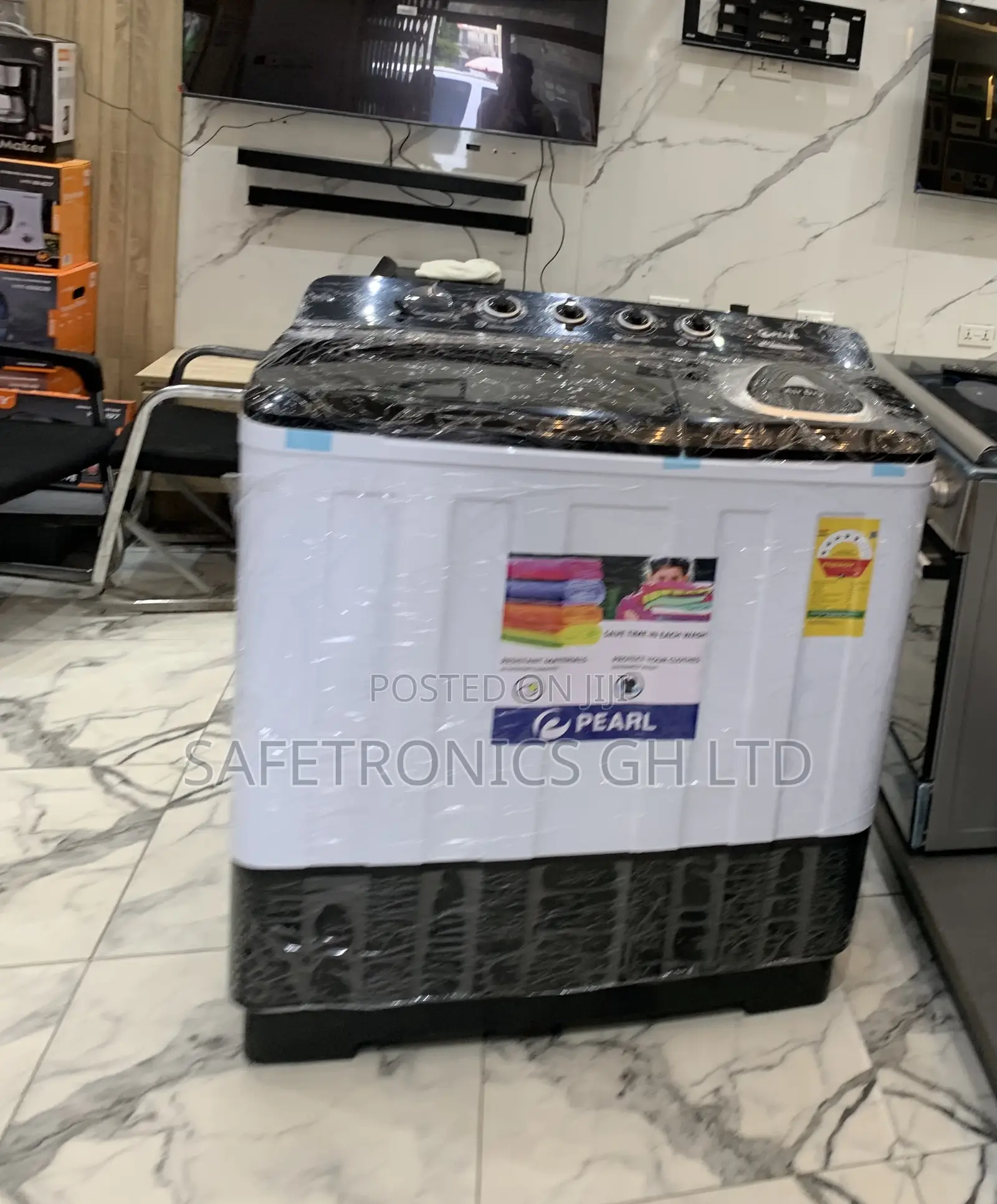Newest Update Pearl 15kg TopLoad Semiautomatic Twintub WM
