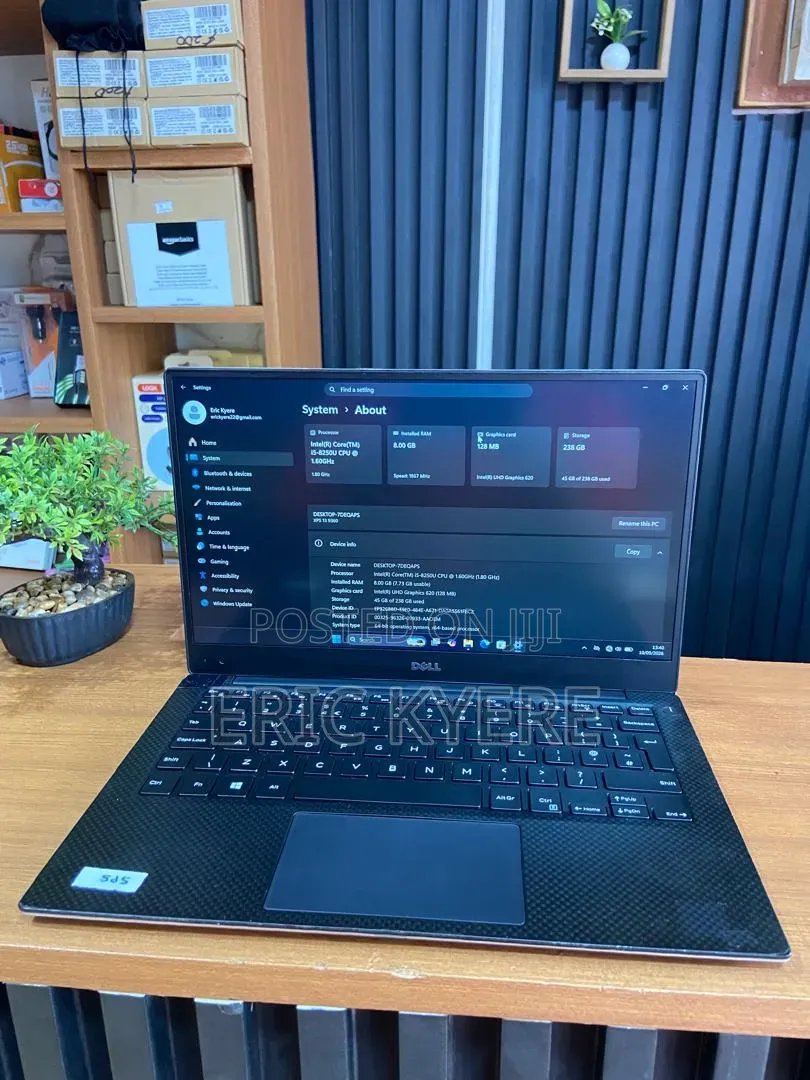 Laptop Dell XPS 13 (9360) 8GB Intel Core i5 SSD 256GB