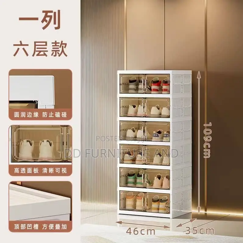 Shoe Rack Plain Glass