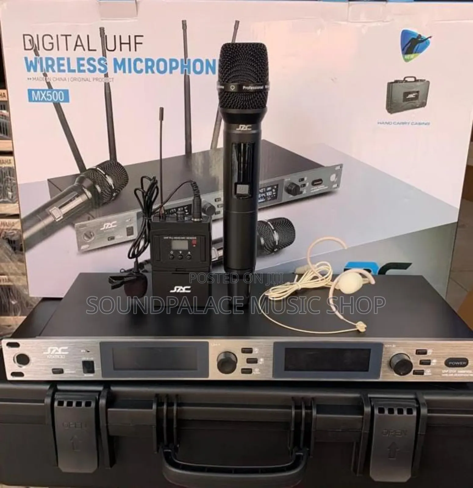 JAC MX500 Hand and Lapel Digital UHF Wireless Microphone