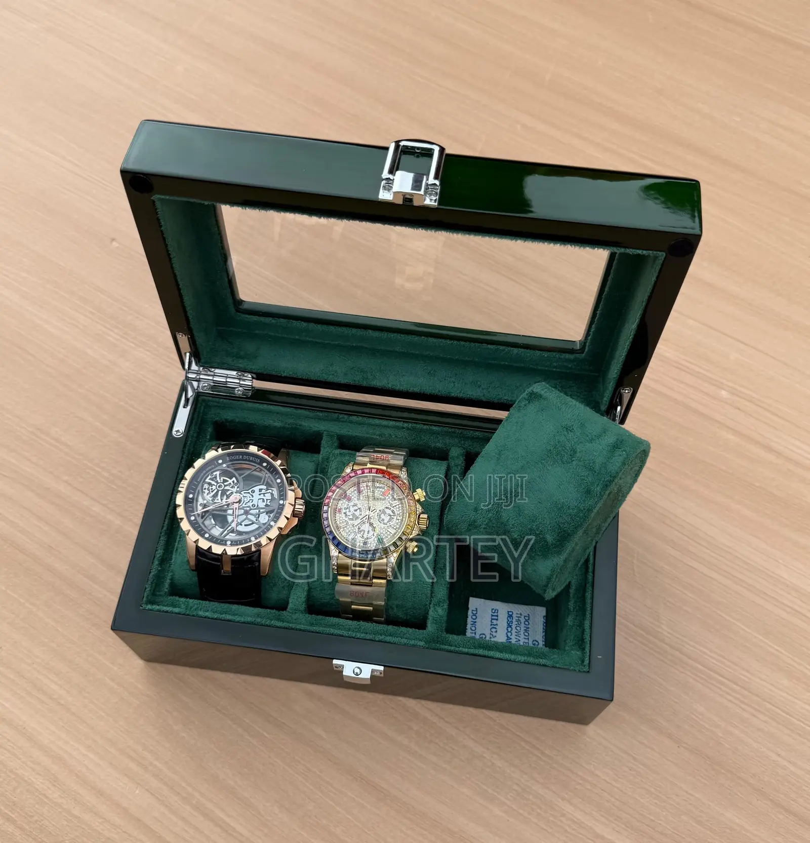 3 Slots Luxury Small Size Watches Organizer.
