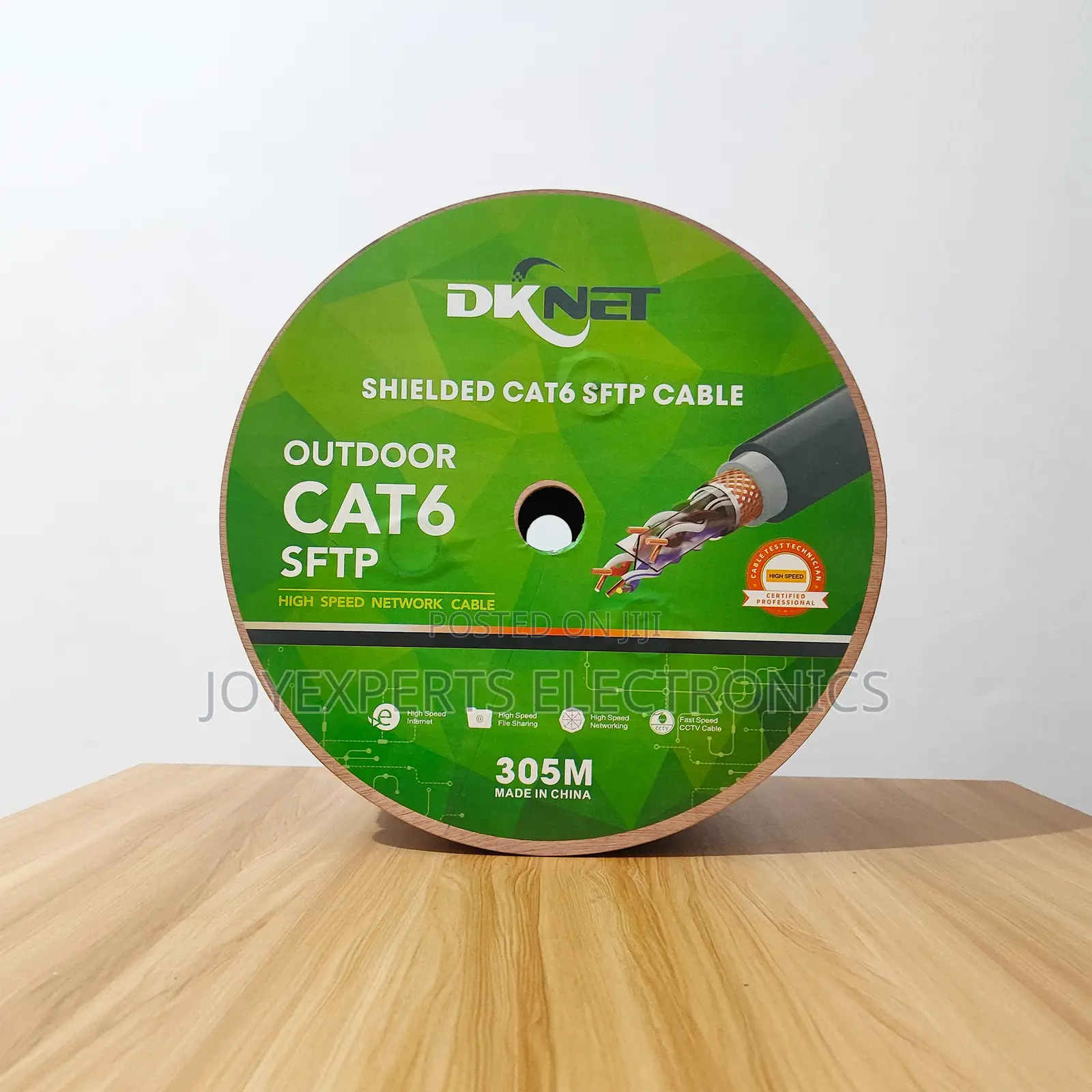 High Performance 305m Cat6 SFTP Double Coated Ethernet Cable