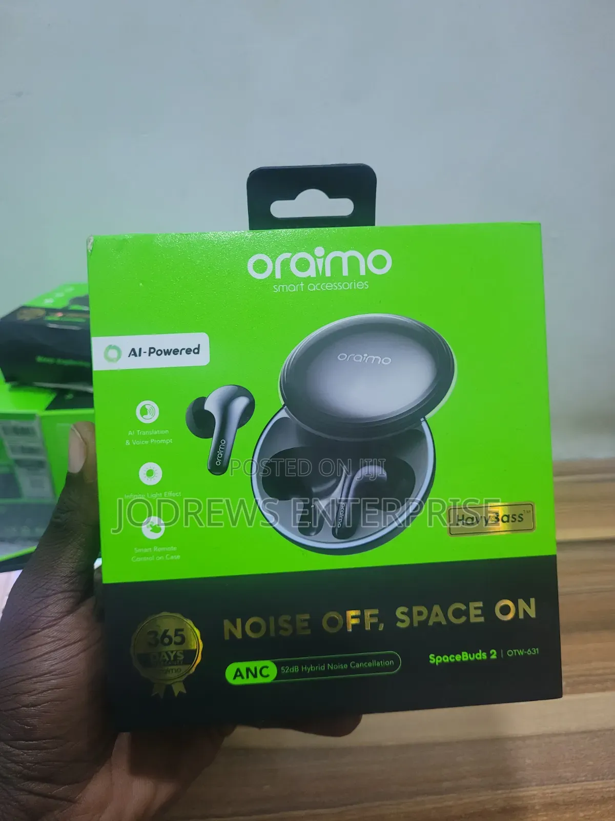 Oraimo SpaceBuds 2 AI Smart 45hrs Playtime True Wireless Earbuds