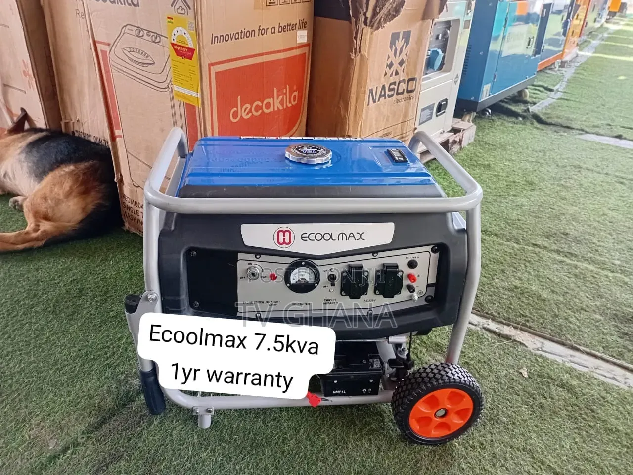 Best Value Ecoolmax 7.5KVA Petrol Genset – Powerful Generator 7.5kva