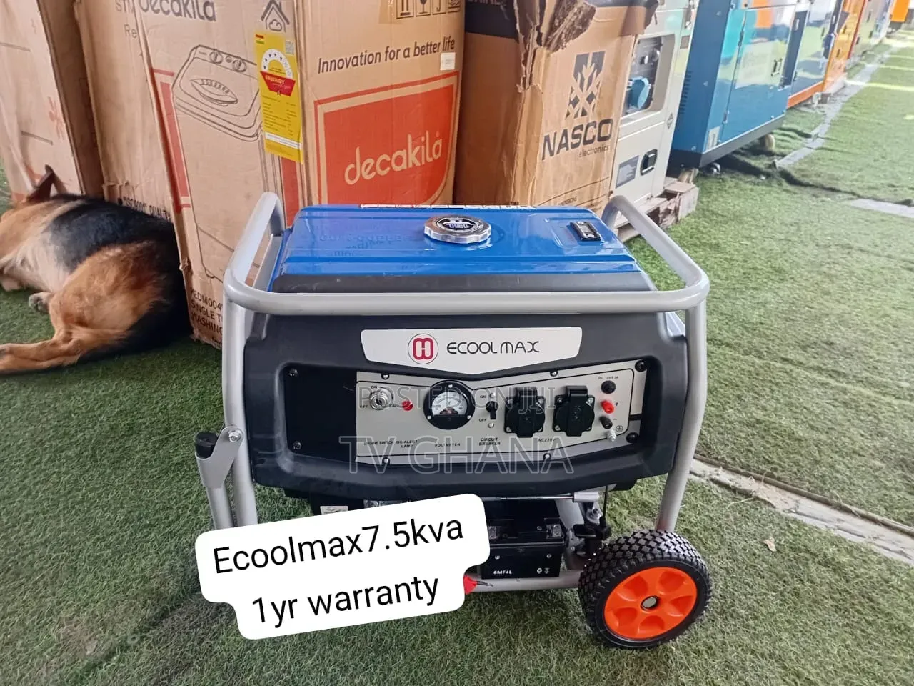 Best Value Ecoolmax 7.5KVA Petrol Genset – Powerful Generator 7.5kva