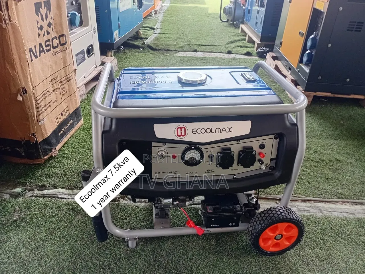 Ecoolmax 7.5KVA Generator – Strong Petrol Genset With Excellent Output