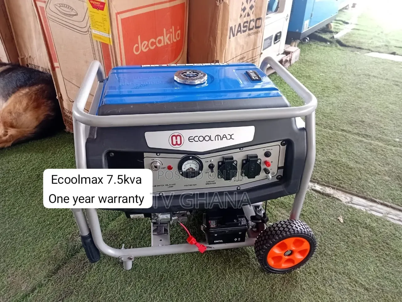 Ecoolmax 7.5KVA Gasoline Genset – Efficient, Durable Dependable
