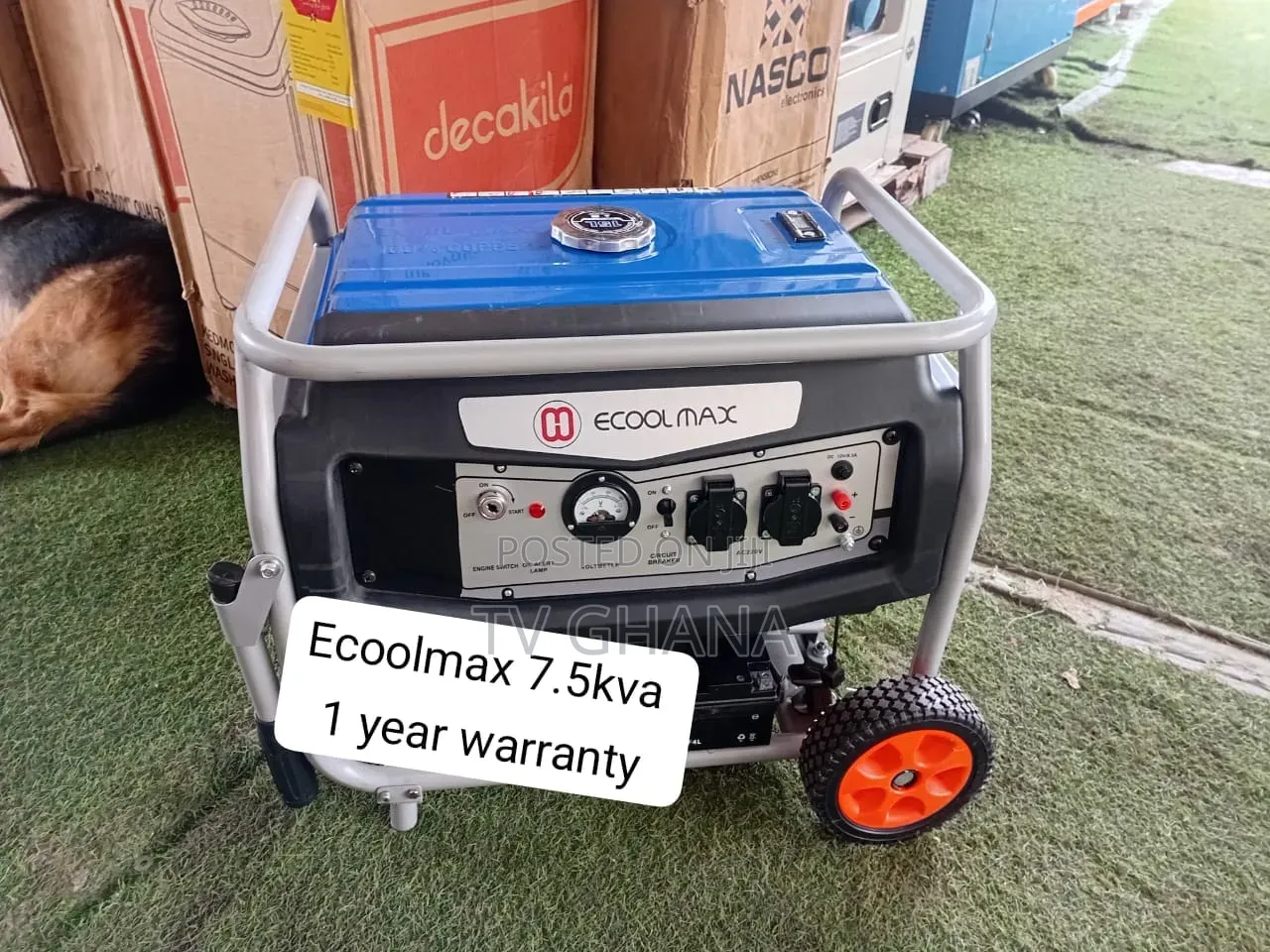 Powerful Ecoolmax 7.5KVA Petrol Generator – Quality at Affordable 7.5