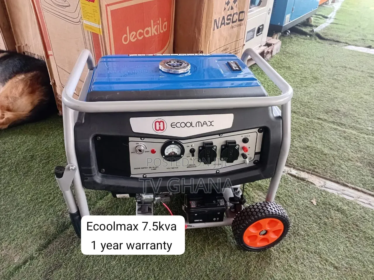 Powerful Ecoolmax 7.5KVA Petrol Generator – Quality at Affordable 7.5