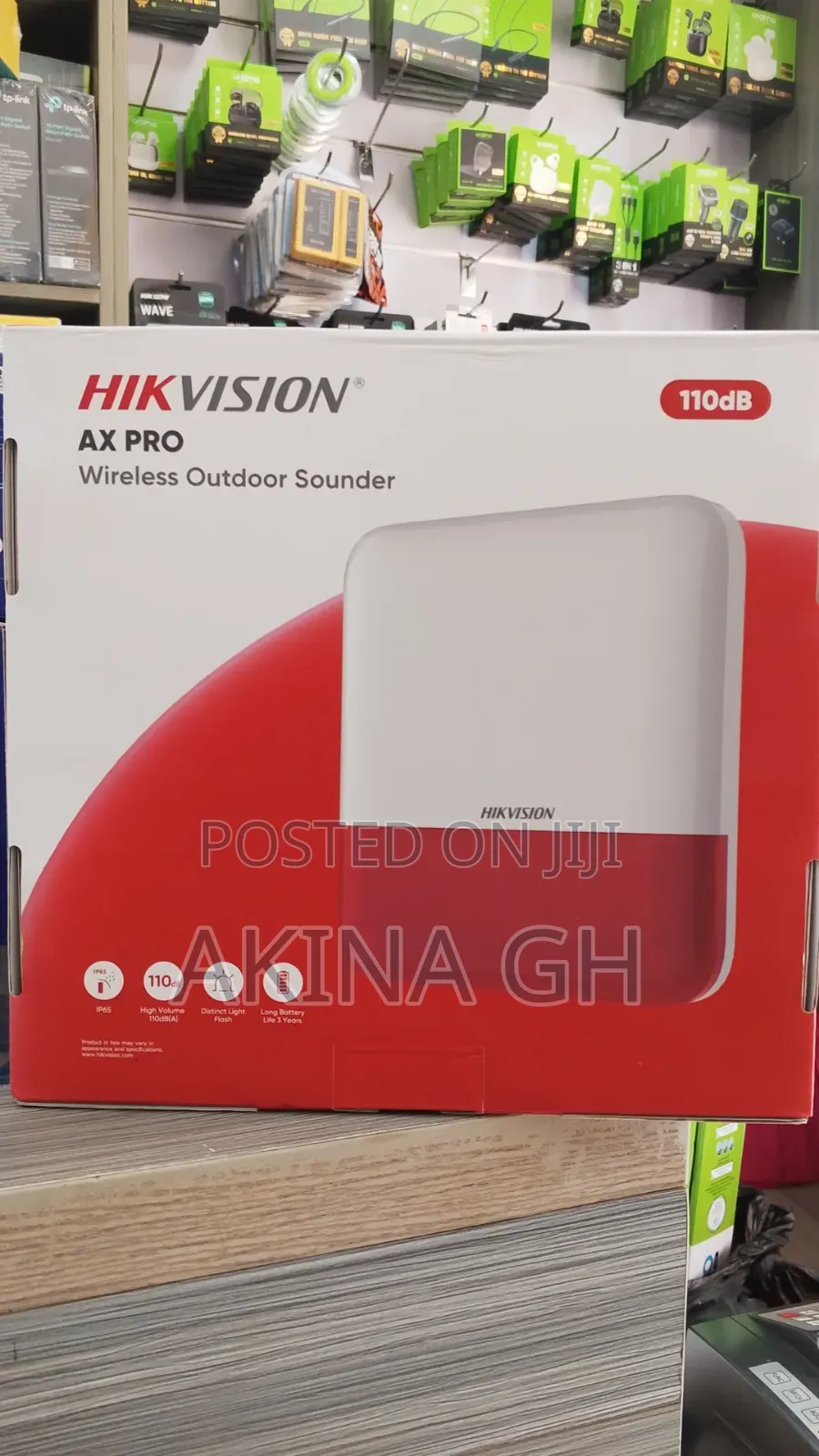 Hikvision AX PRO Wireless Outdoor Sounder 110db