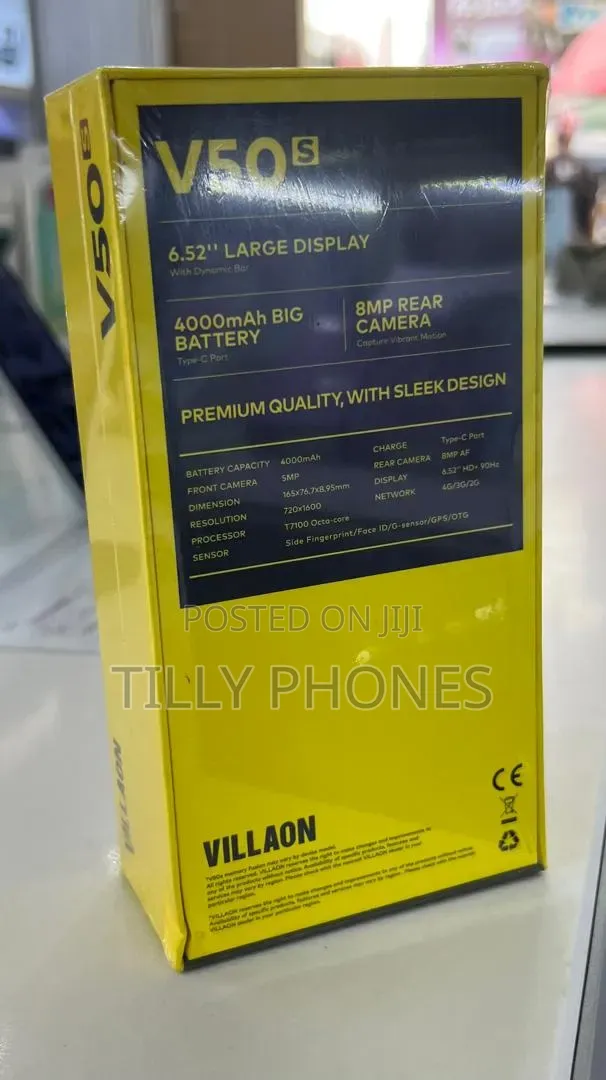 New Villaon V50s 64 GB Black