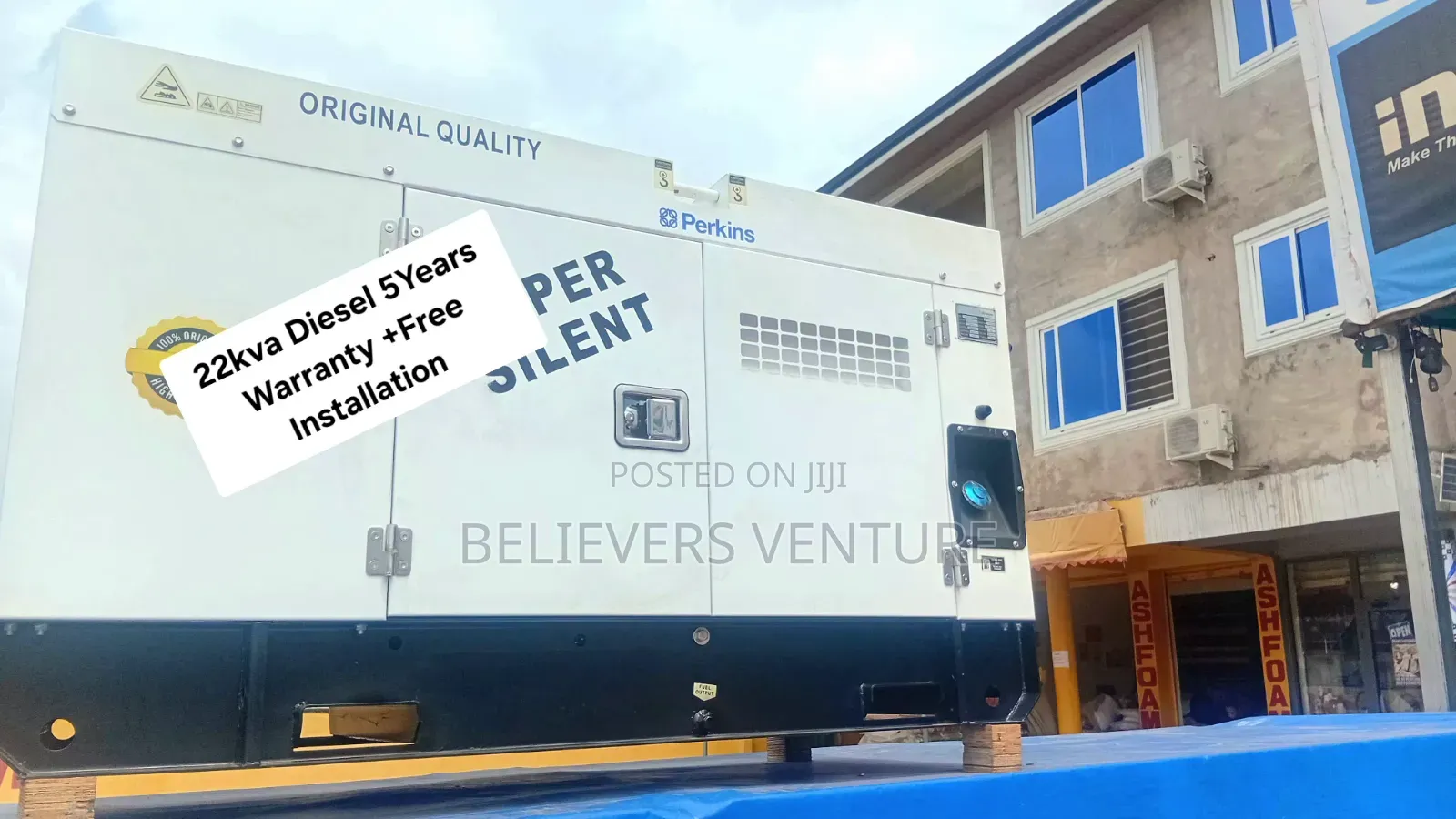 Perkins 22kVA Diesel Generator – Strong Power, Smooth Performance