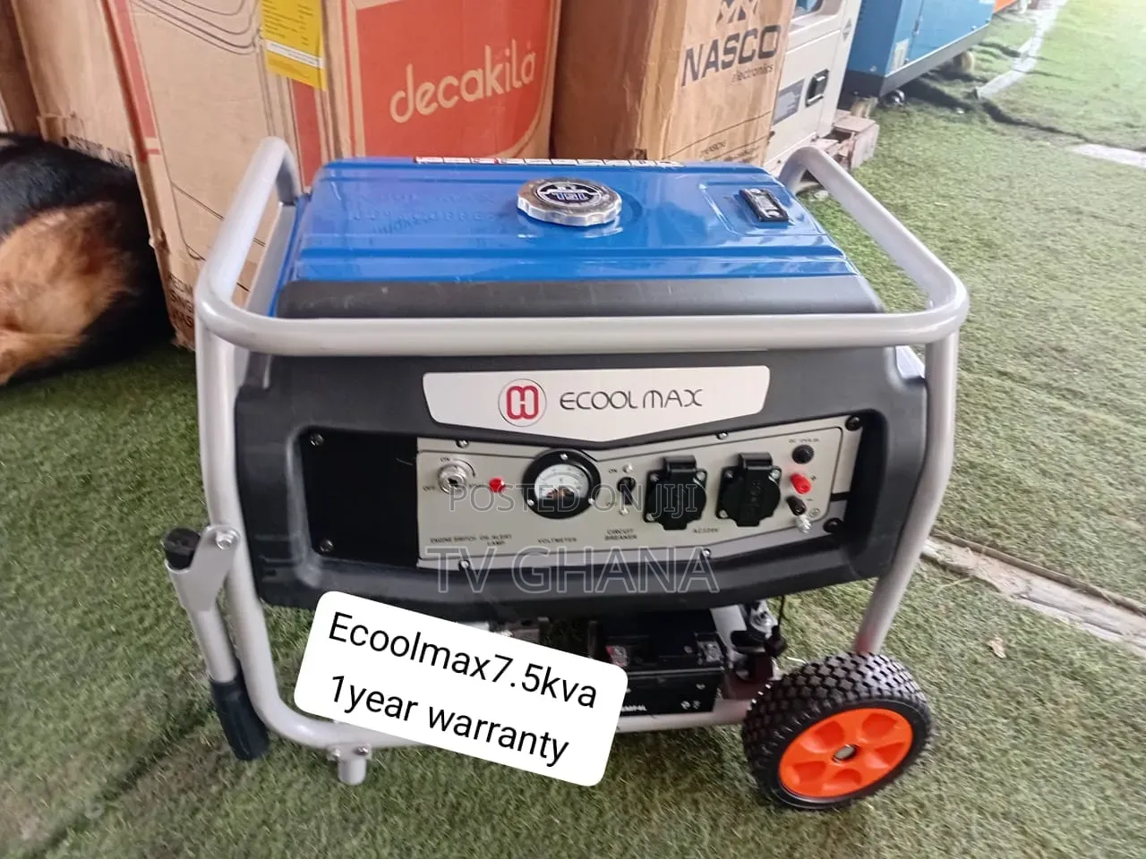 Ecoolmax 7.5KVA Gasoline Genset – Quality Generator for Home 7.5kva