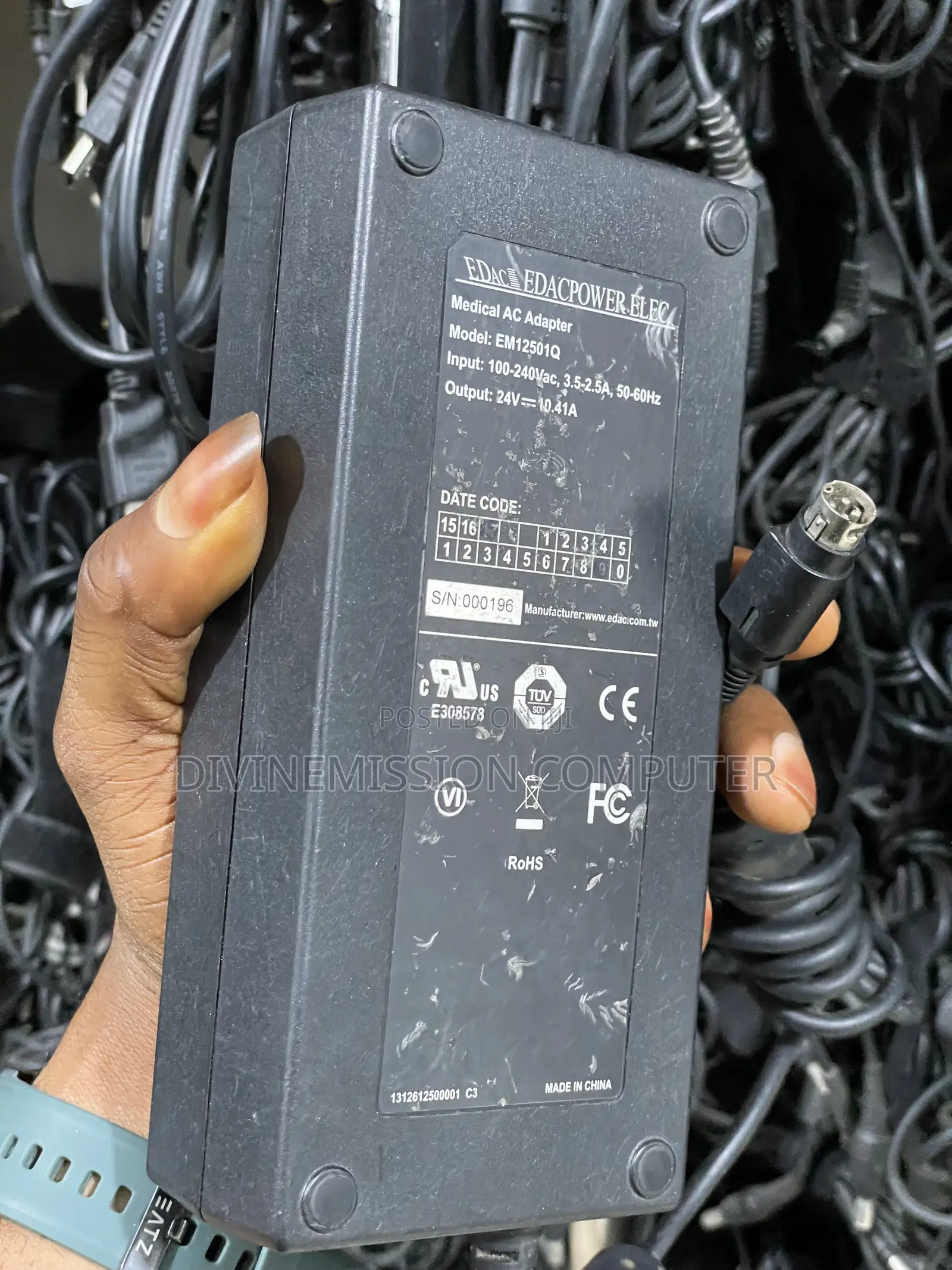 EDACPOWER Elec. 4 Pins 24v=10A Adapter