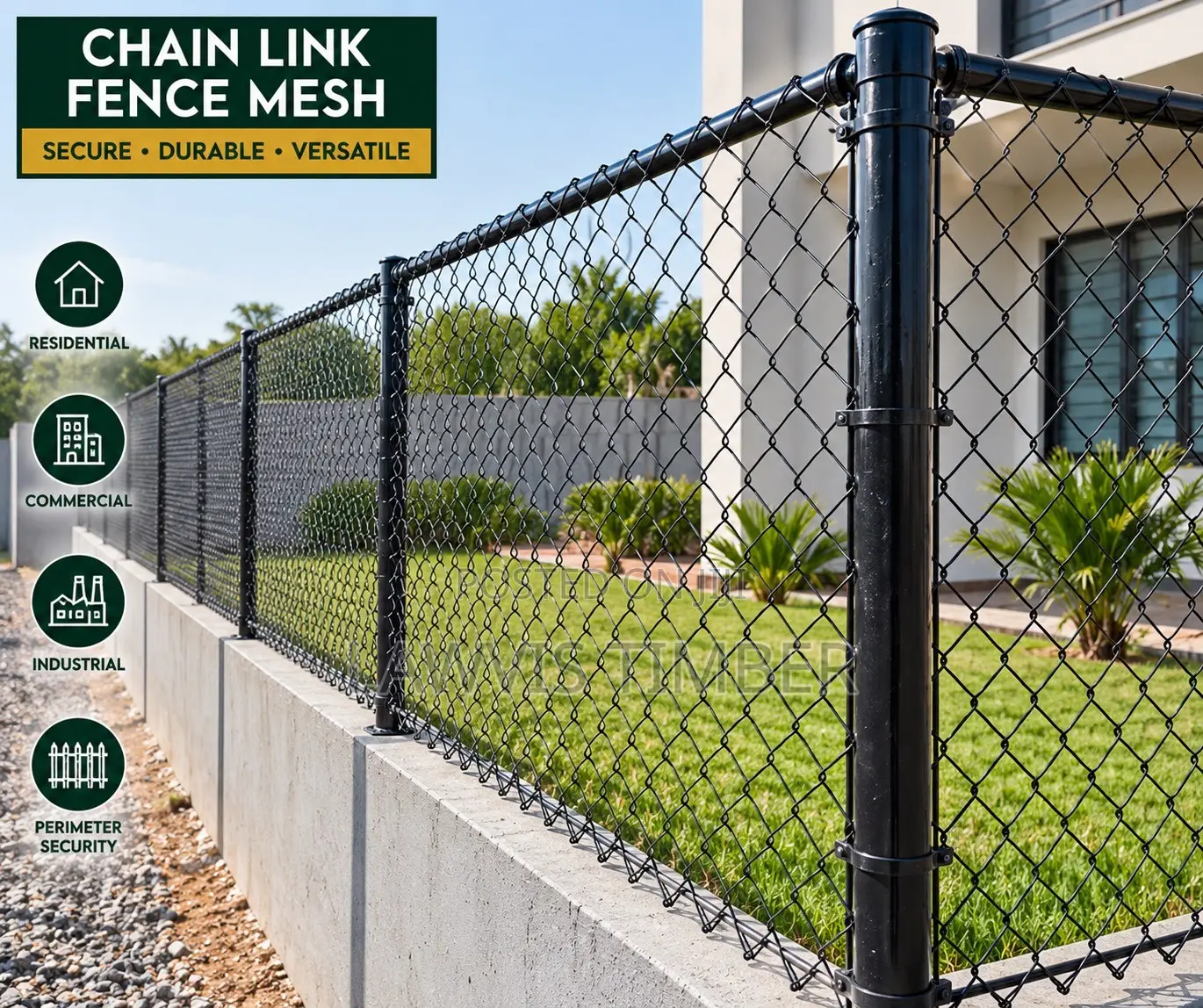 Chainlink Mesh / 6”Ft X 38ft / Fence