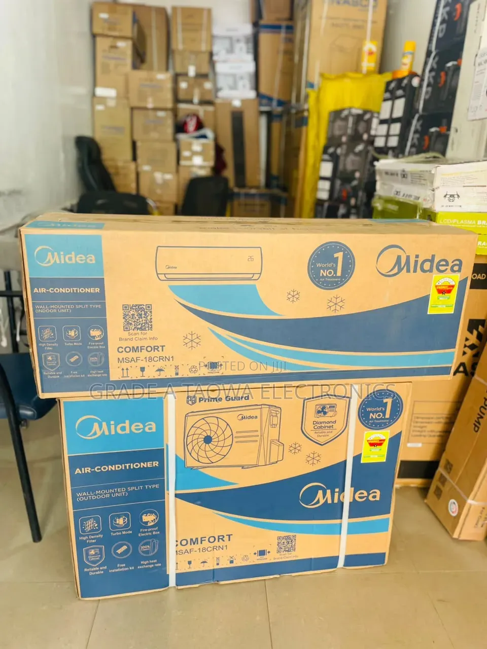 Eco-Friendly R410A Gas Refrigerant Midea 2.0HP Split Air Conditioner