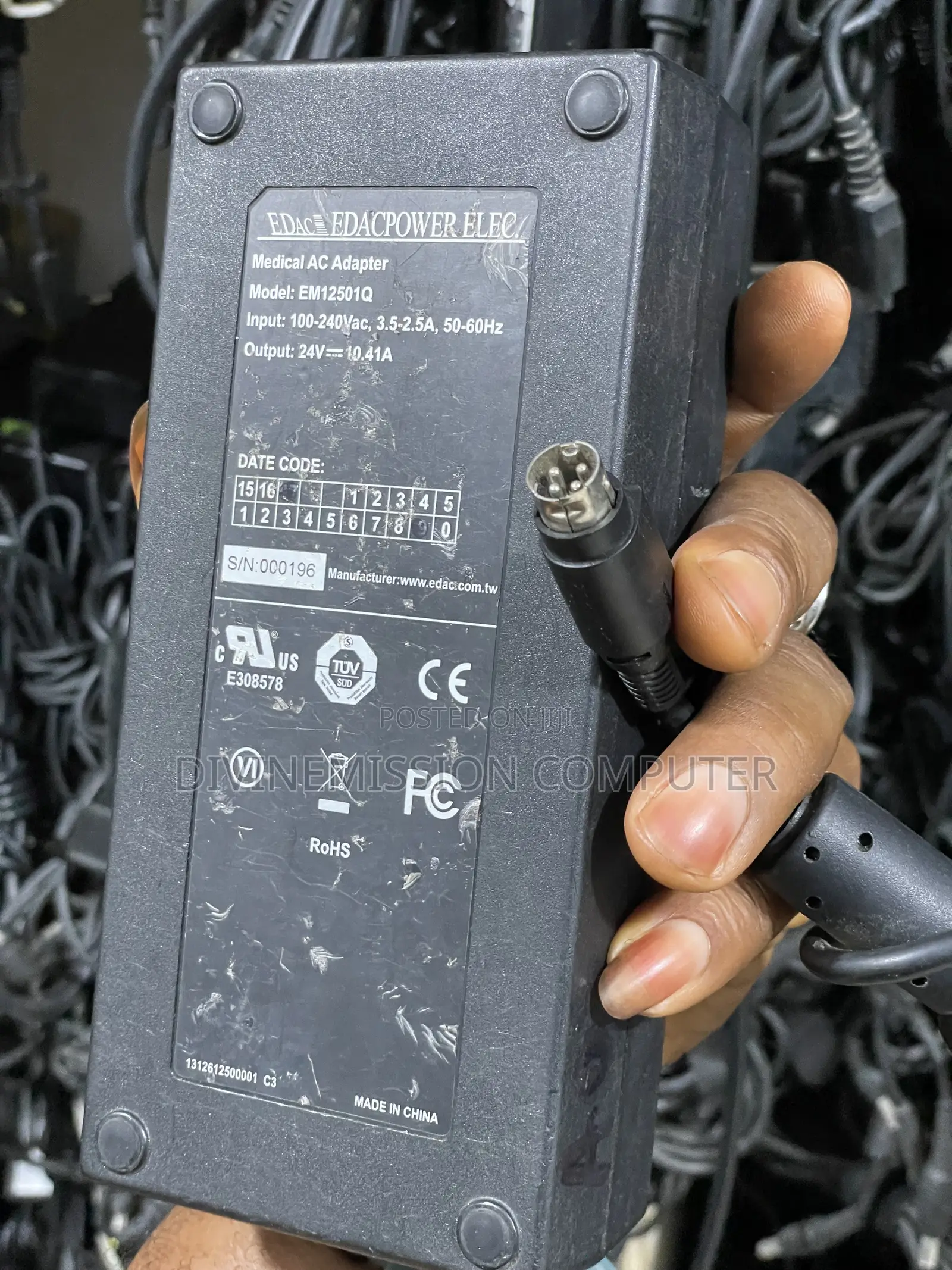 EDACPOWER Elec. 4 Pins 24v=10A Adapter