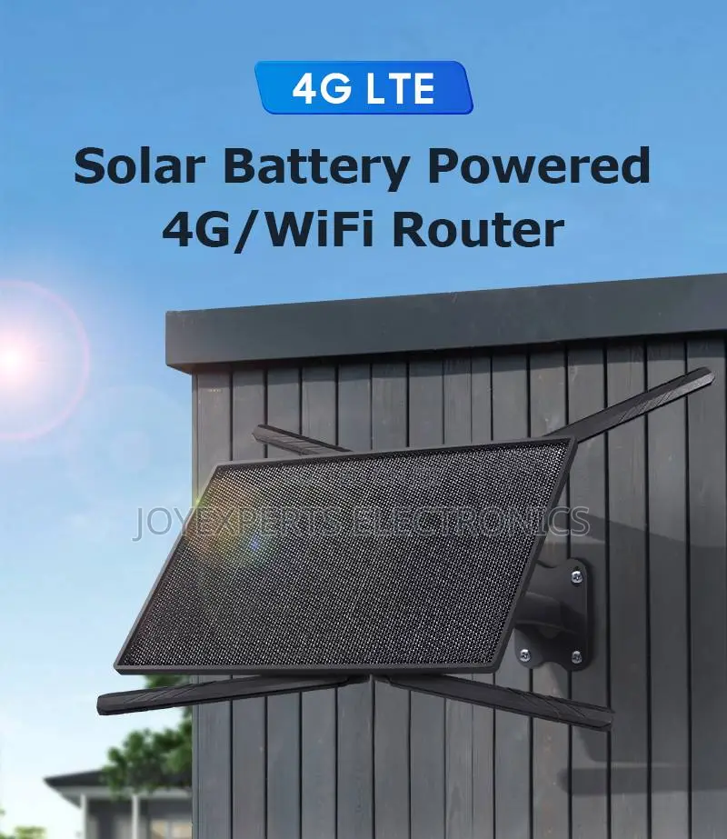 Solar Powered 4G+ Outdoor SIM Card WiFi Router - Long Range