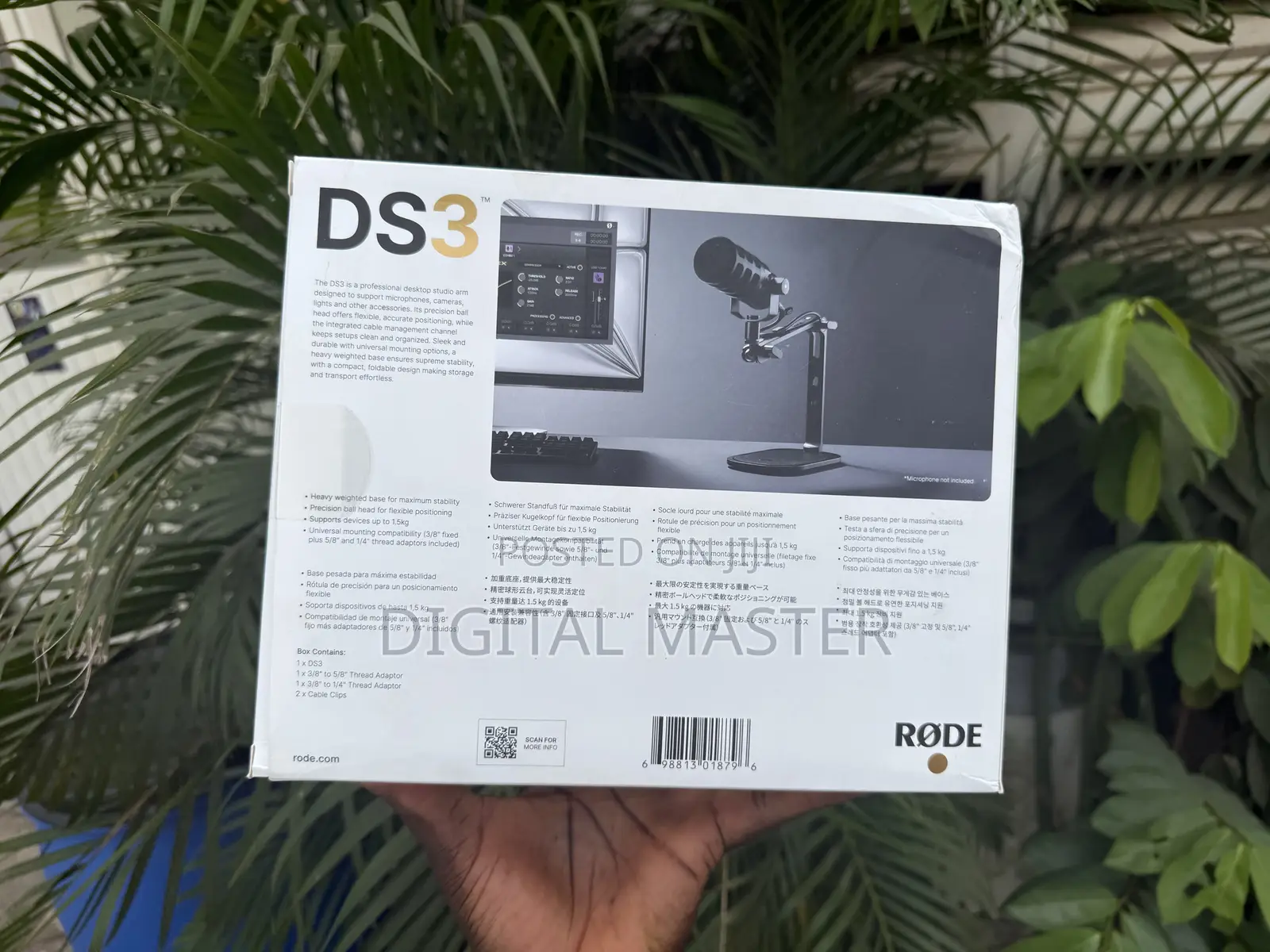 RODE DS3 Desktop Studio Arm for Broadcast Microphones