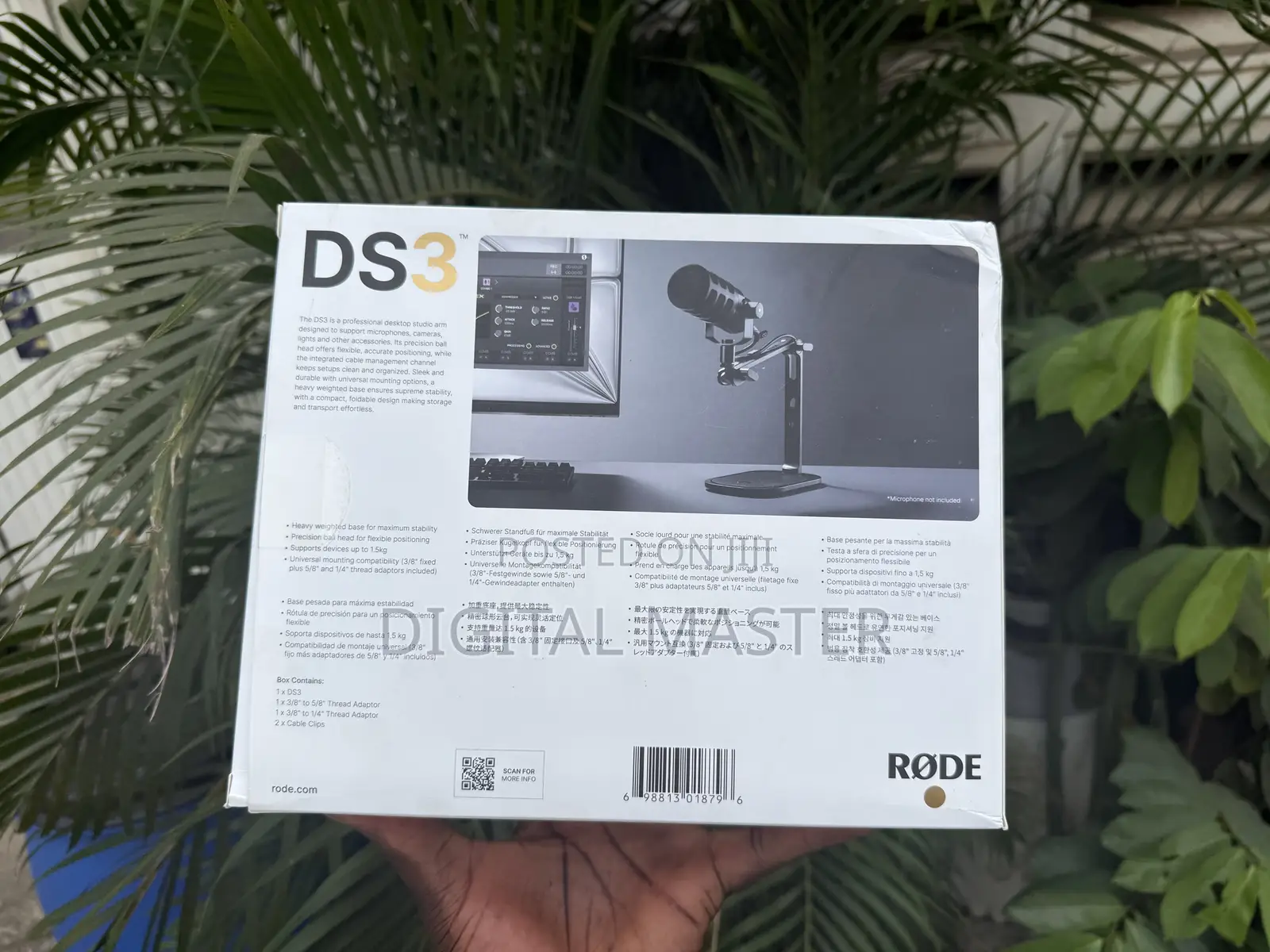 RODE DS3 Desktop Studio Arm for Broadcast Microphones