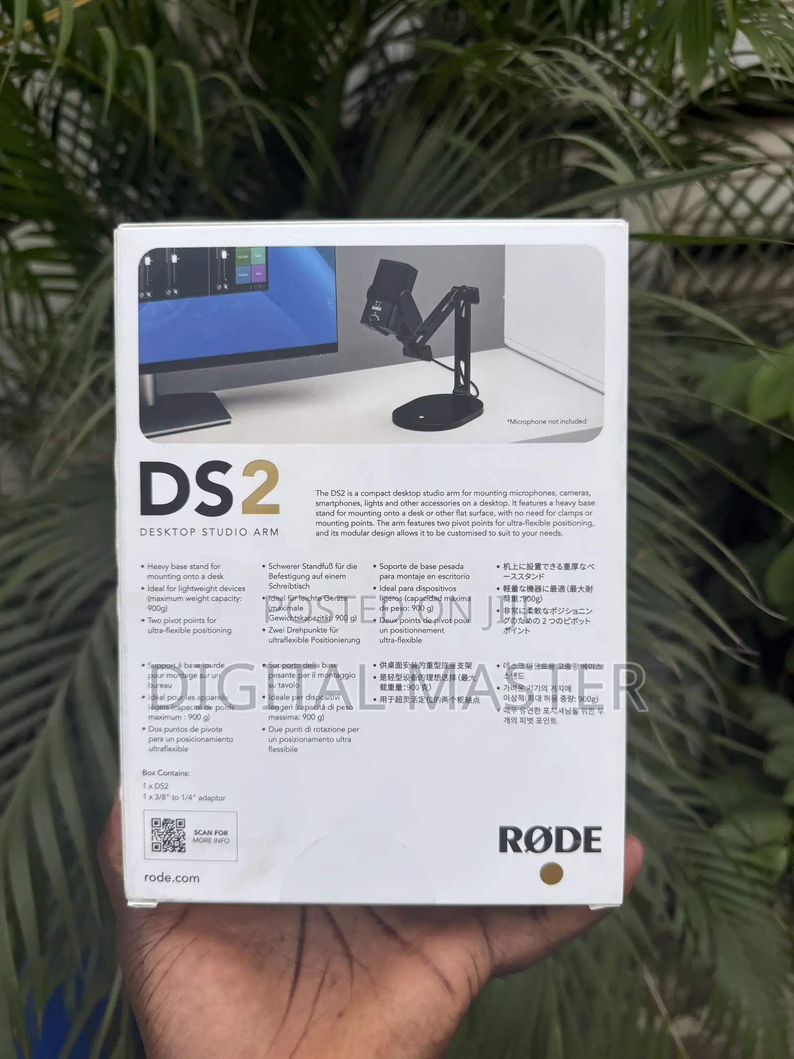 RODE DS2 Desktop Studio Arm for Broadcast Microphones