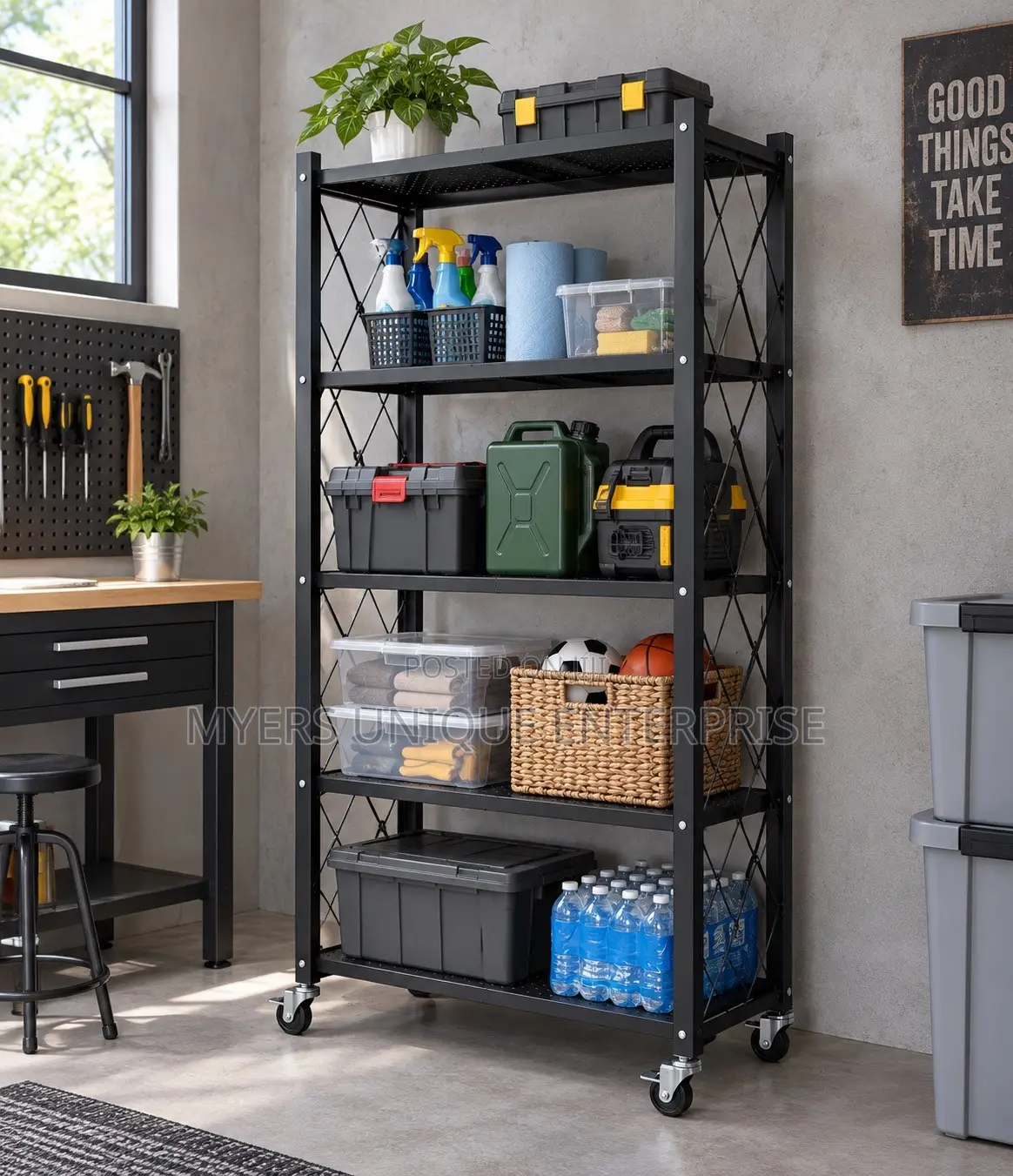 Multi-Purpose 5-Layer Kitchen Shelf