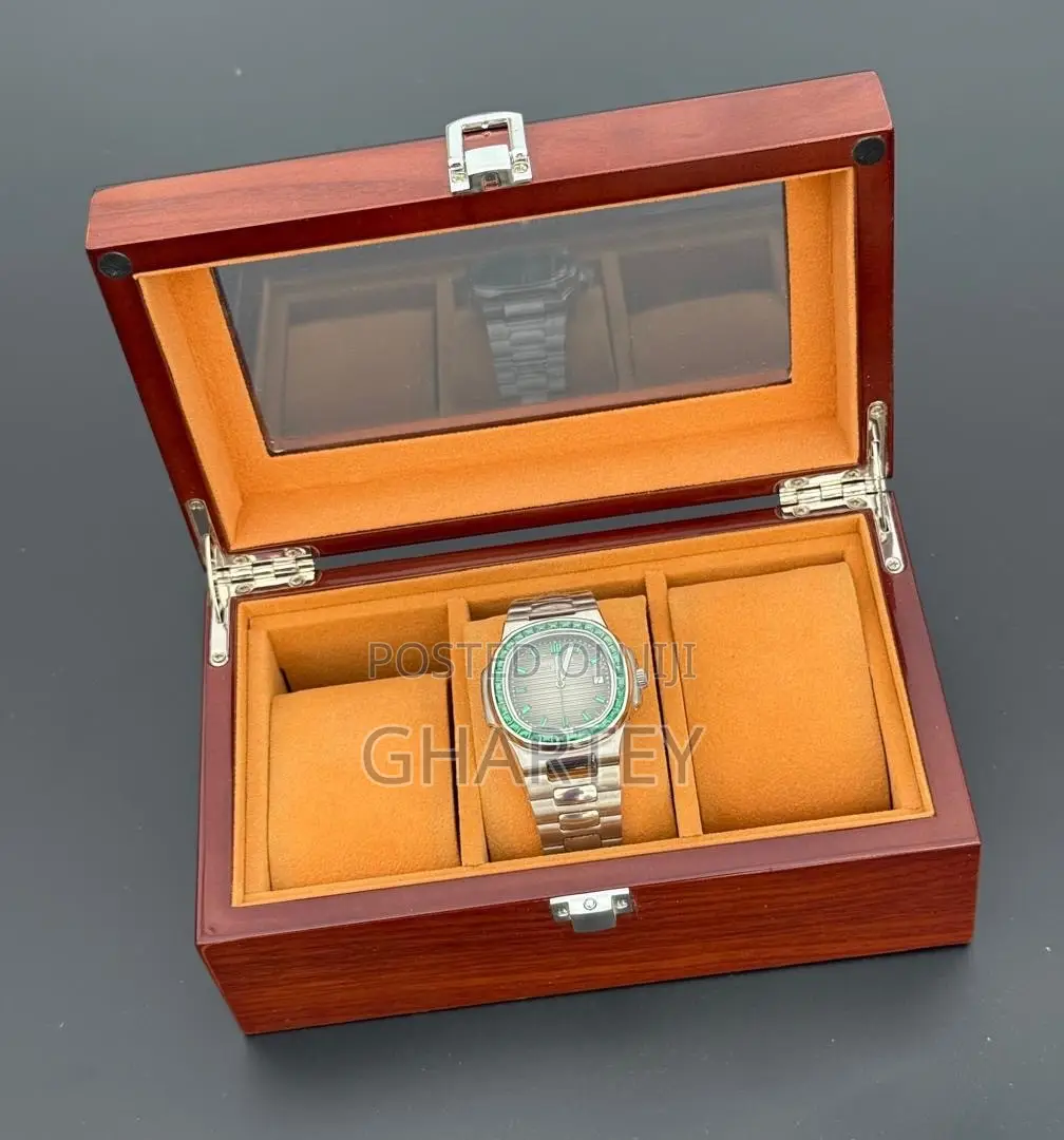 Luxury Simple 3 Slots Watches Organizer
