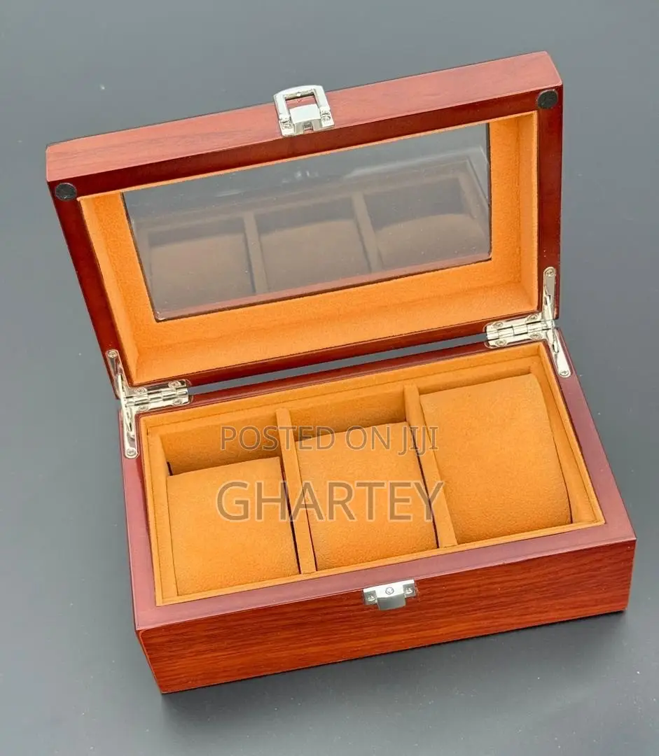 Luxury Simple 3 Slots Watches Organizer