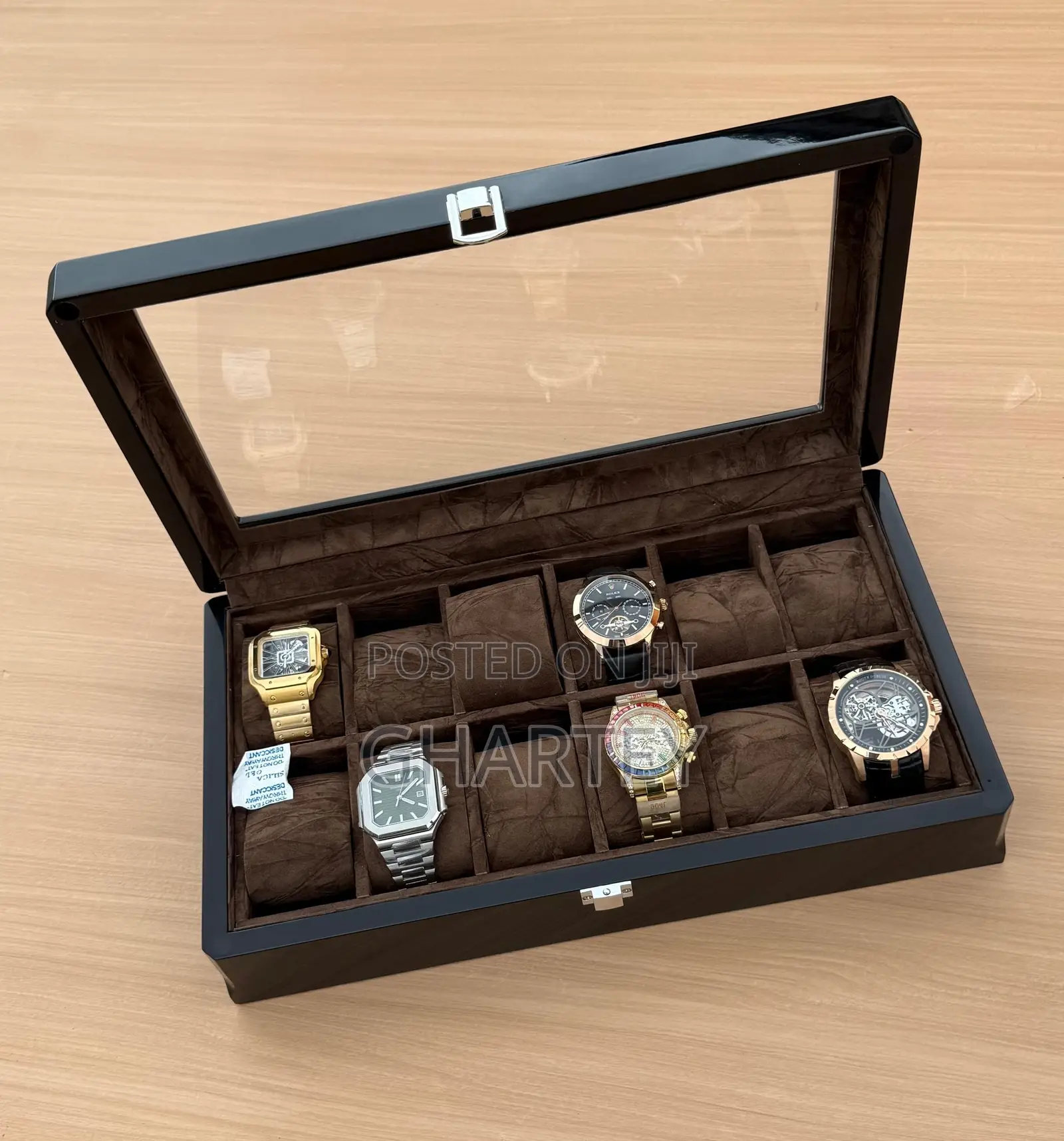 Luxury 12 Slots Watches Organizer. Available in Other Sizes as Well