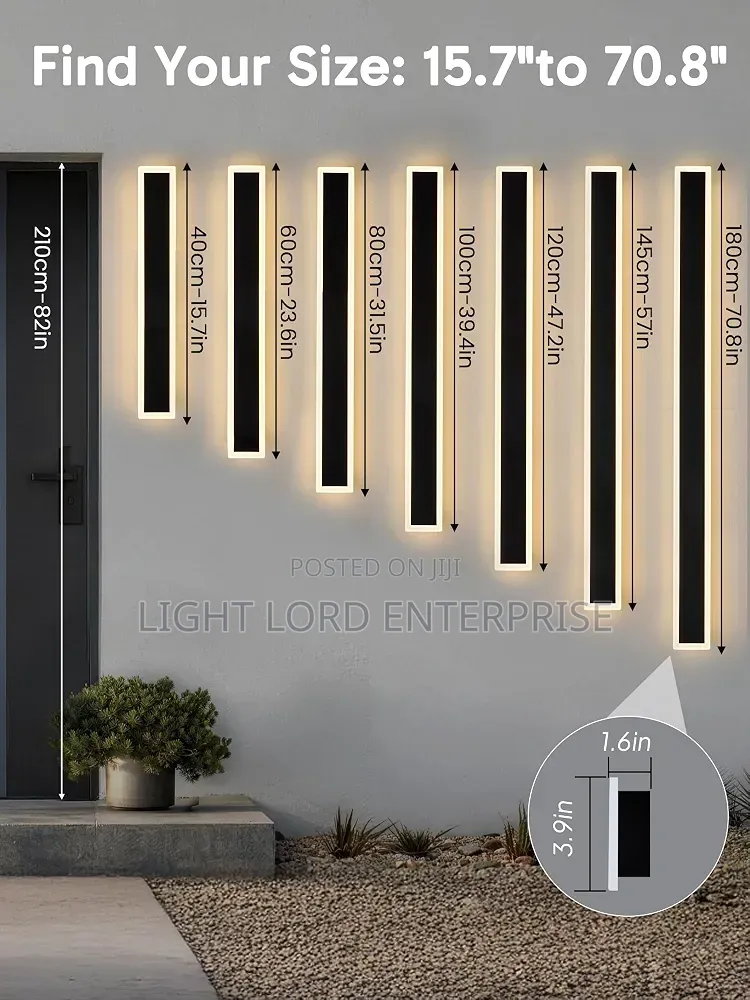 4feet Acrylic Frosted Led Wall Light