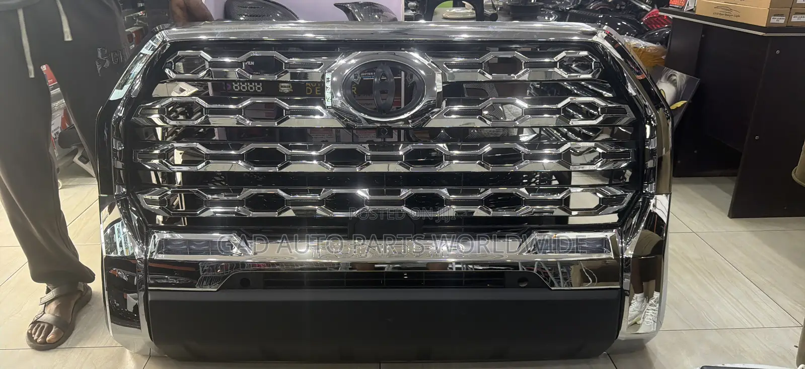 Toyota Tundra Chrome Color Bumper Complete 2021-2026